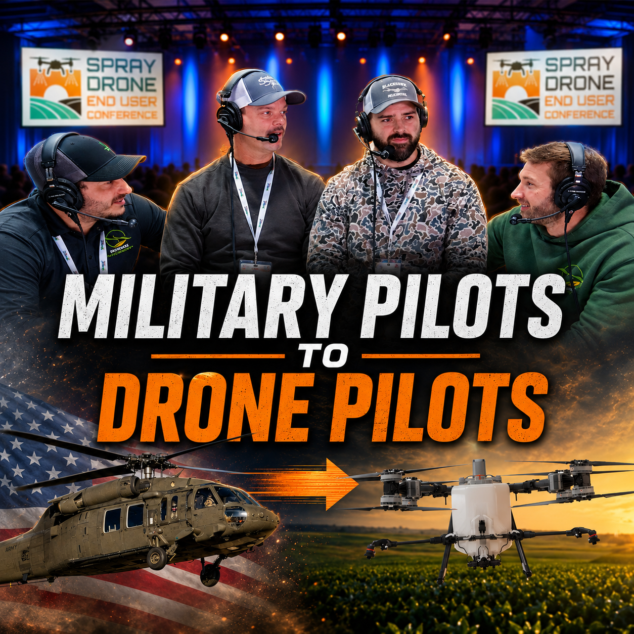 Black Hawk Pilots Switch to Spray Drones: Military Precision in Louisiana | The DroneOn Show Ep 52