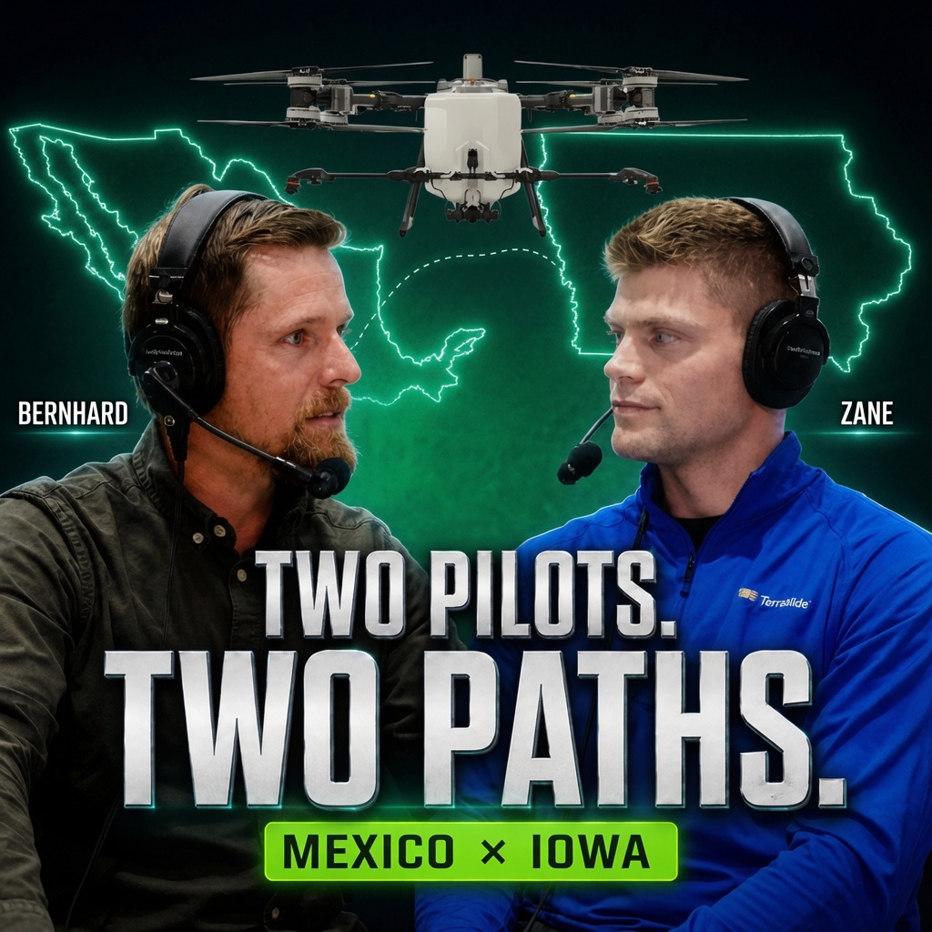 Iowa & Mexico Spray Pilots: Zane & Bernhard on Startup Stories & Future of Drones | DroneOn Show Ep 58