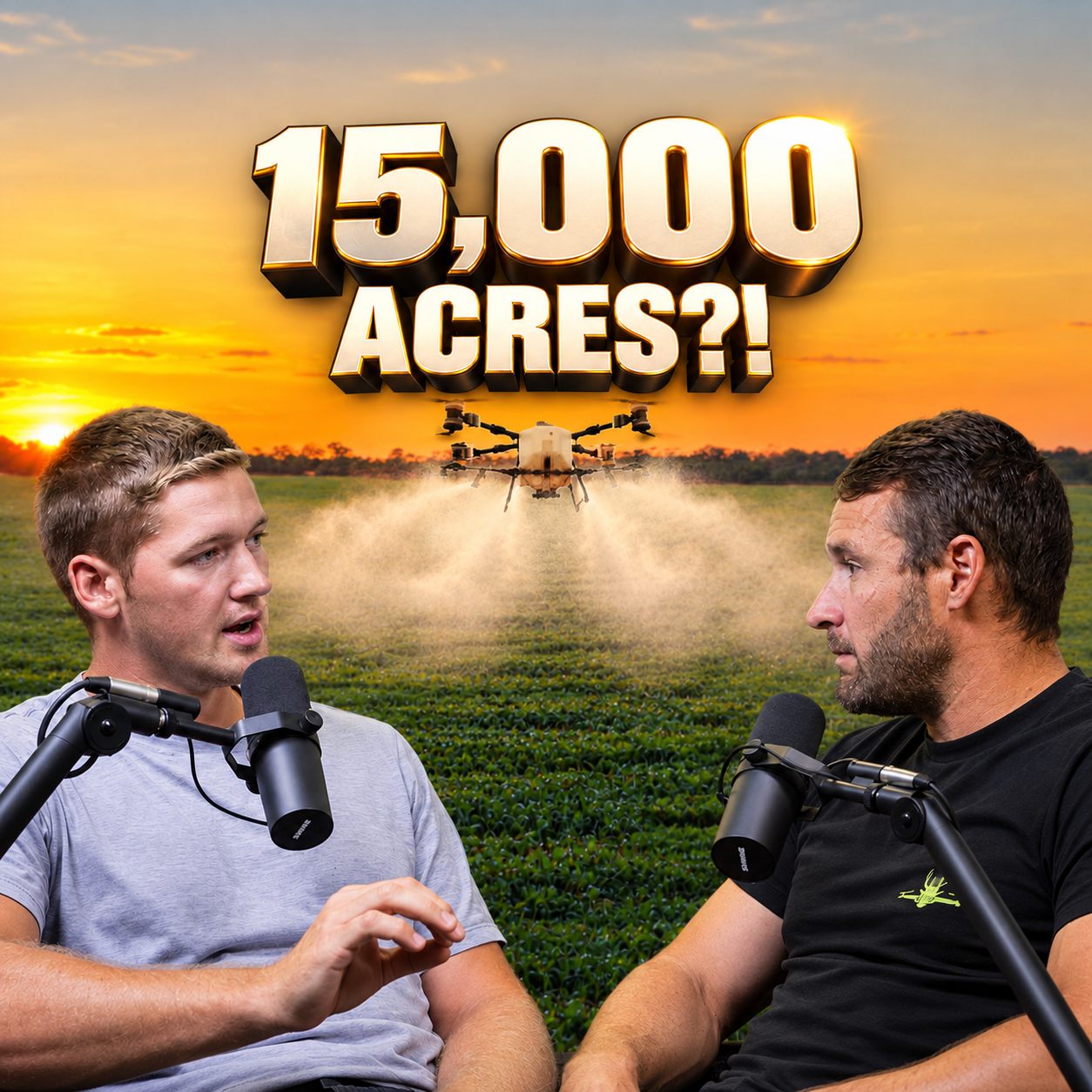 Henry Hochstetler Left Construction for 15K Spray Acres | The DroneOn Show Episode 63
