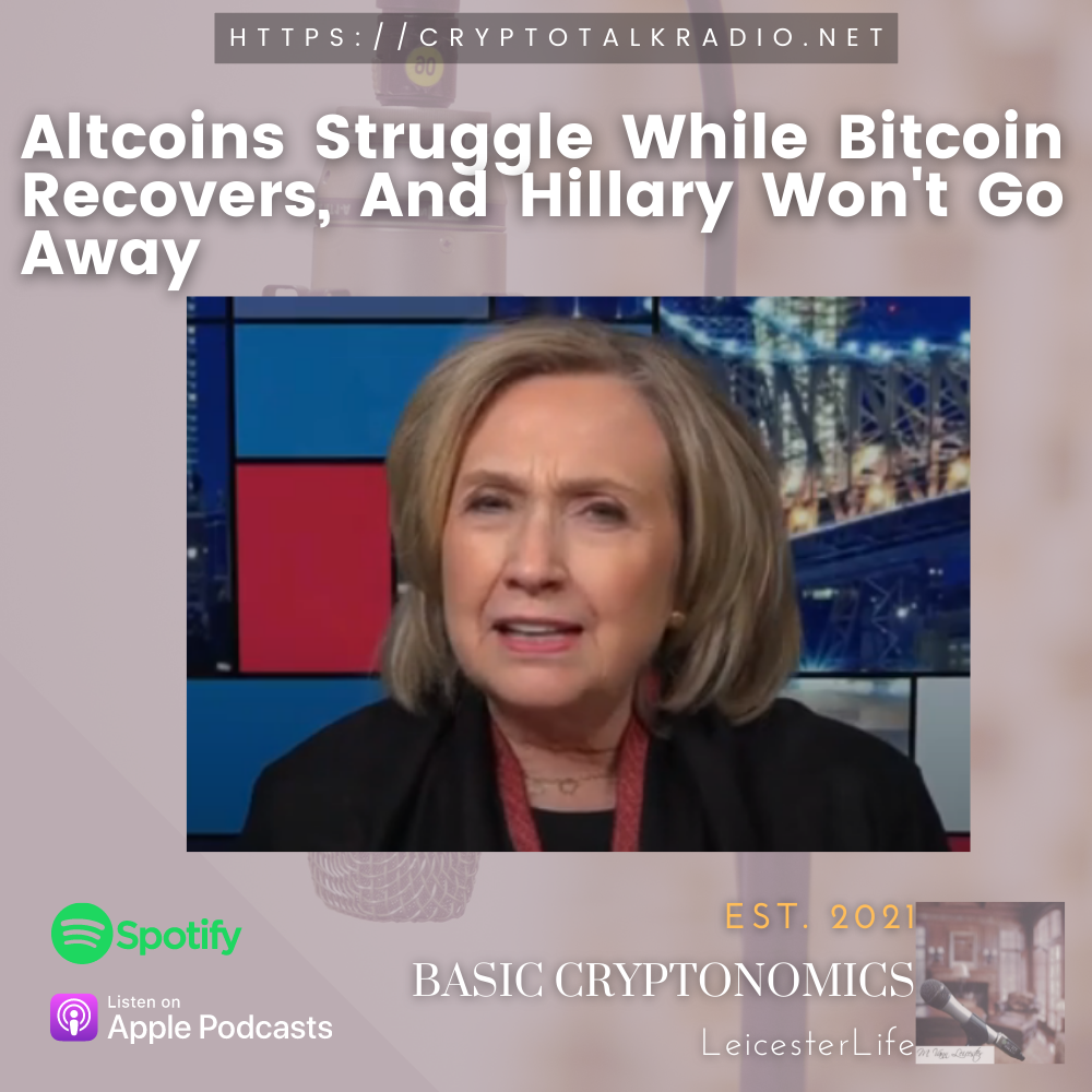 Today: Interest In Altcoins Wanes As Bitcoin Recovers, Russia Definitely Eyeing Crypto To Duck Sanctions, And Hillary Won't Go Away