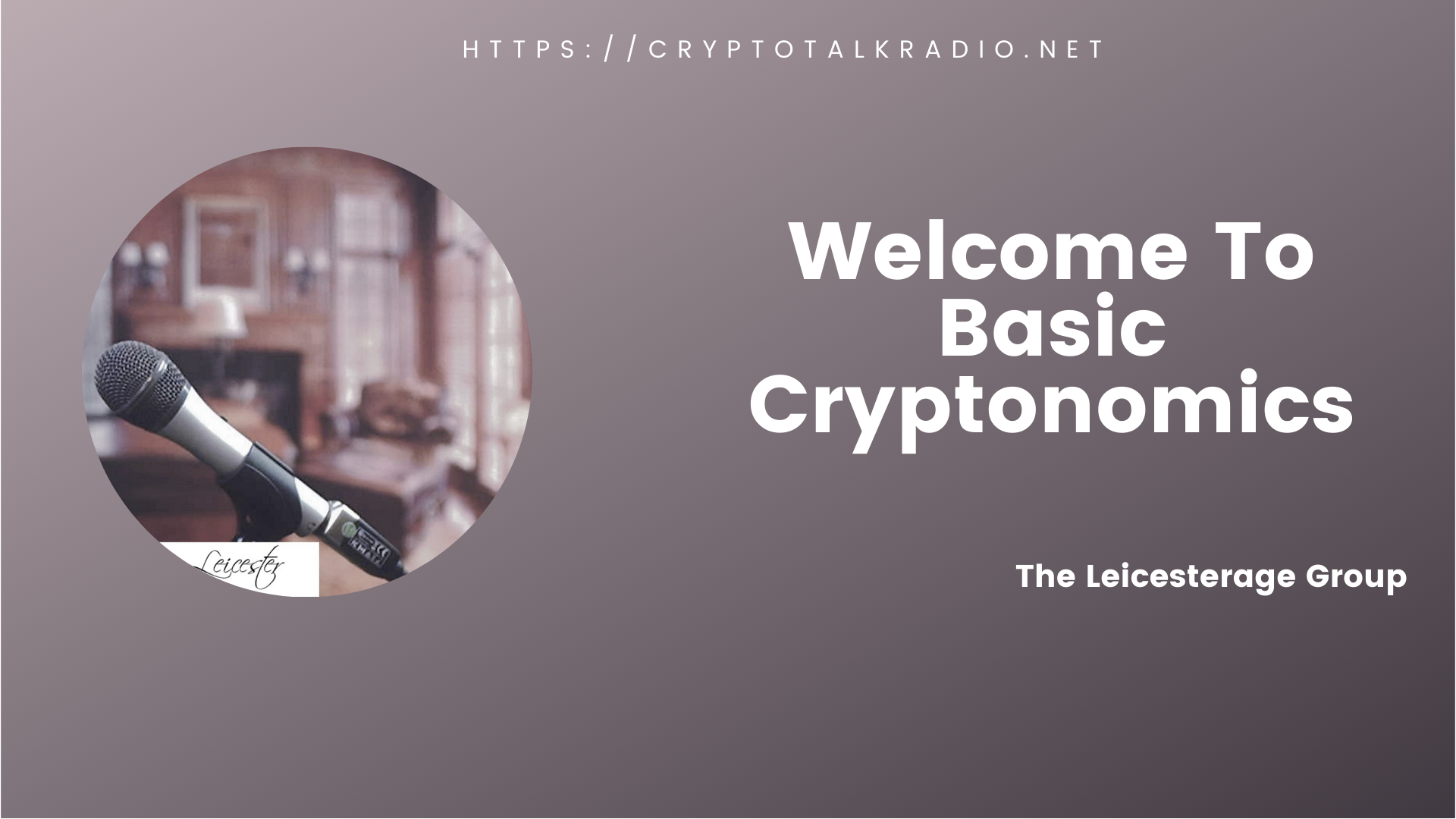 Welcome to Basic Cryptonomics