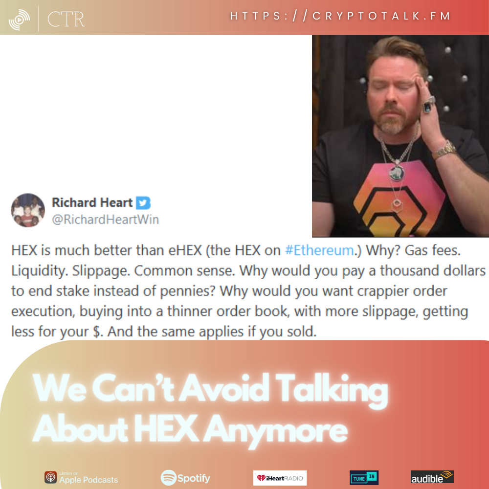 We Can’t Avoid Talking About #HEX Anymore