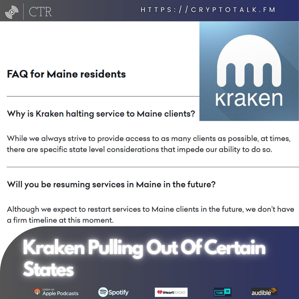#Kraken Pulling Out Of Certain States (OOC)