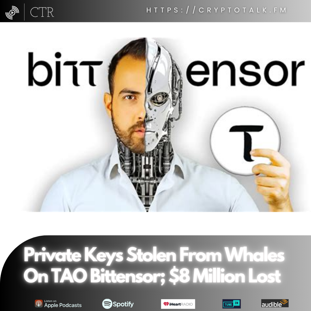 Private Keys Stolen From Whales On TAO #Bittensor Chain; $8 Million Lost (OOC)