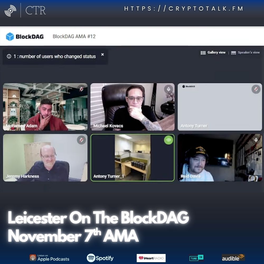 Leicester On The #BlockDAG November 7th AMA (OOC) Leicester On The #BlockDAG November 7th AMA (OOC)