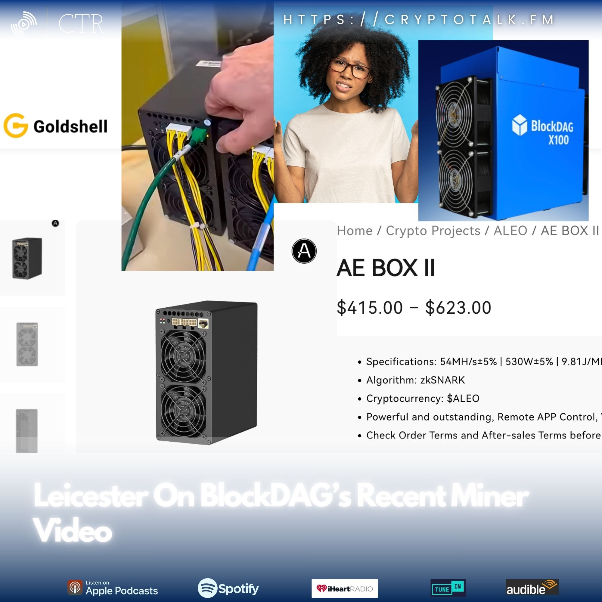 Leicester On #BlockDAG’s Recent Miner Video - They're Goldshells?