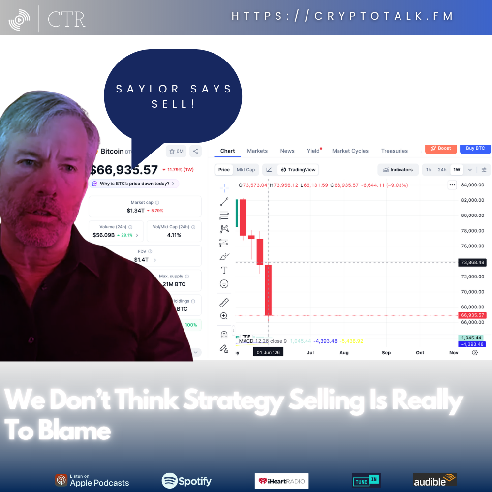 We Don’t Think Strategy Selling Bitcoin Is Really To Blame We Don’t Think Strategy Selling Bitcoin Is Really To Blame