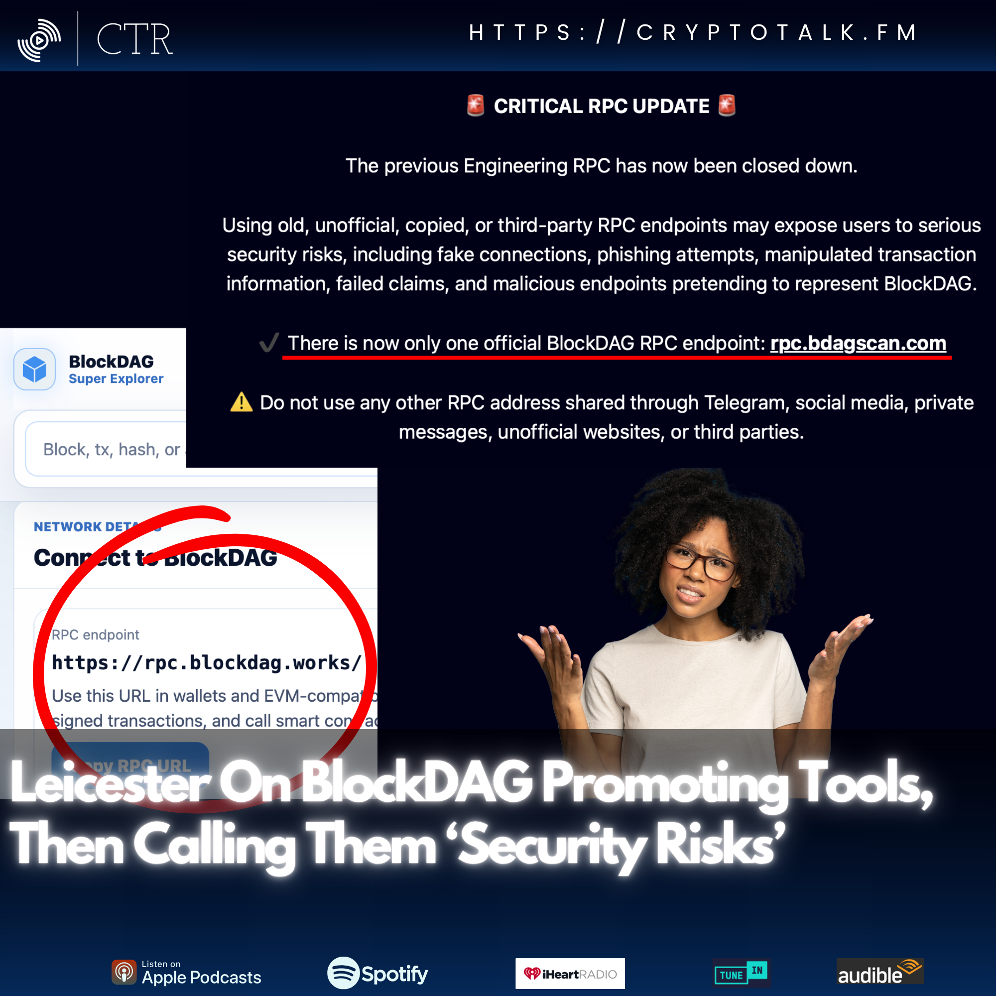 Leicester On BlockDAG Promoting Tools, Then Calling Them ‘Security Risks’ (OOC) [COLORFUL LANGUAGE]