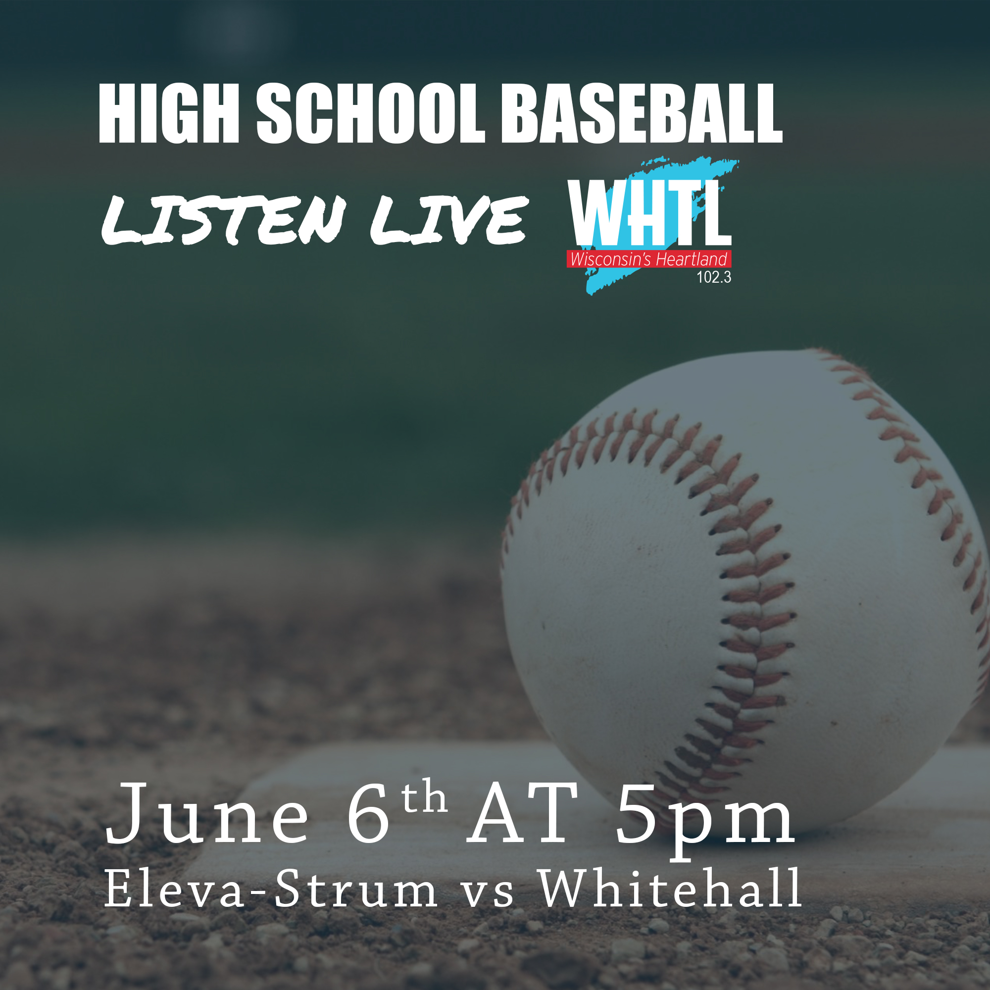High School Baseball Eleva-Strum vs Whitehall 5-11-23