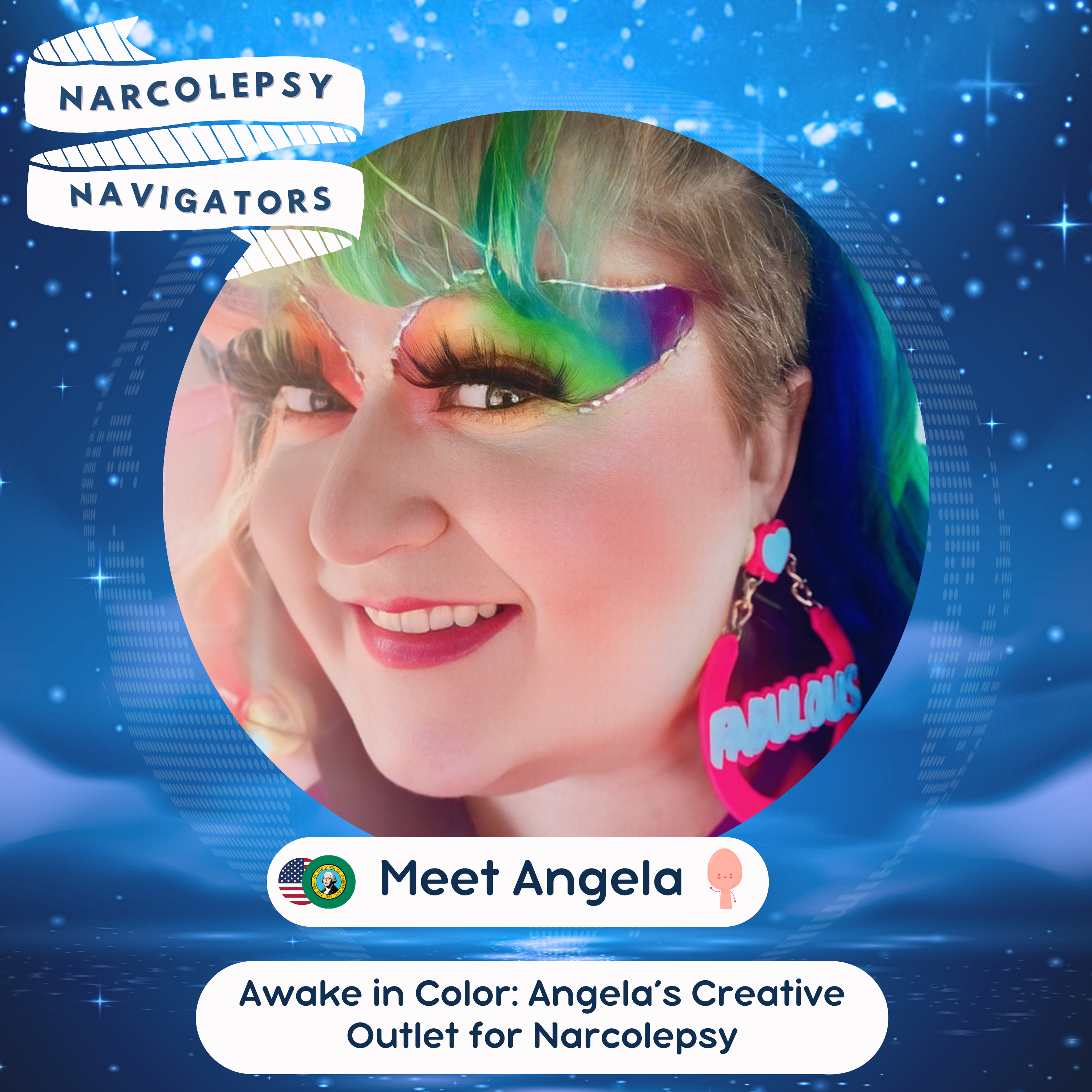 Awake in Colour: Angela’s Creative Outlet for Narcolepsy