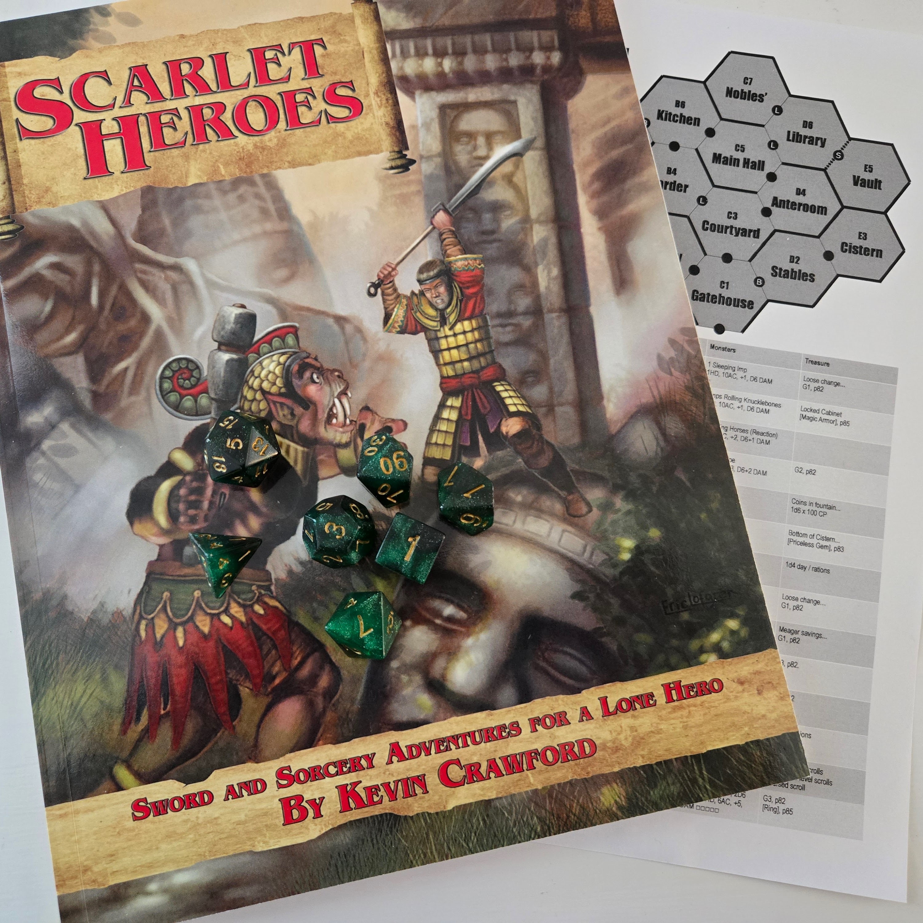 Hex Dungeon: Castle Frankenstein! (Scarlet Heroes)