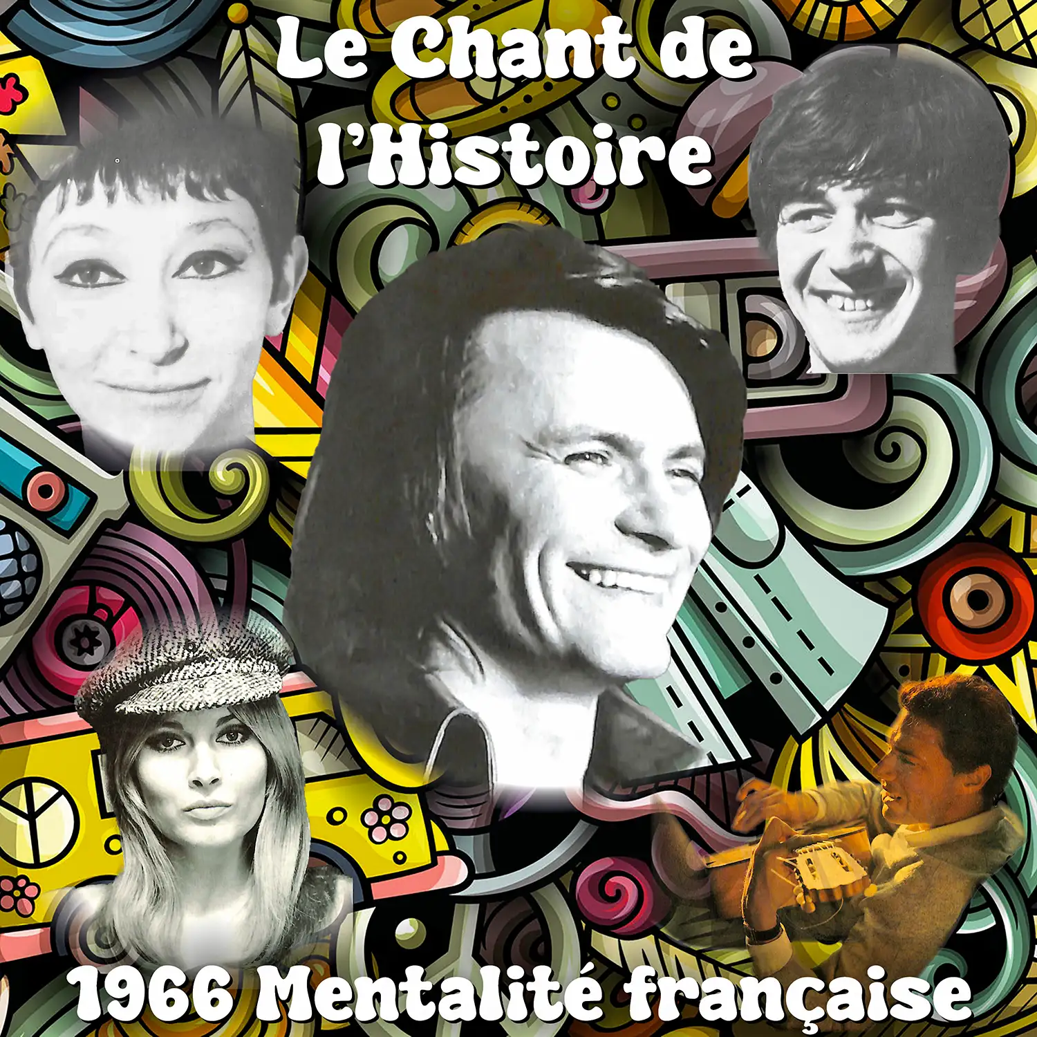 C.d.C. #25  1966 Mentalité française - Antoine - Jehan Jonas - Georges Moustaki - Jacques Higelin