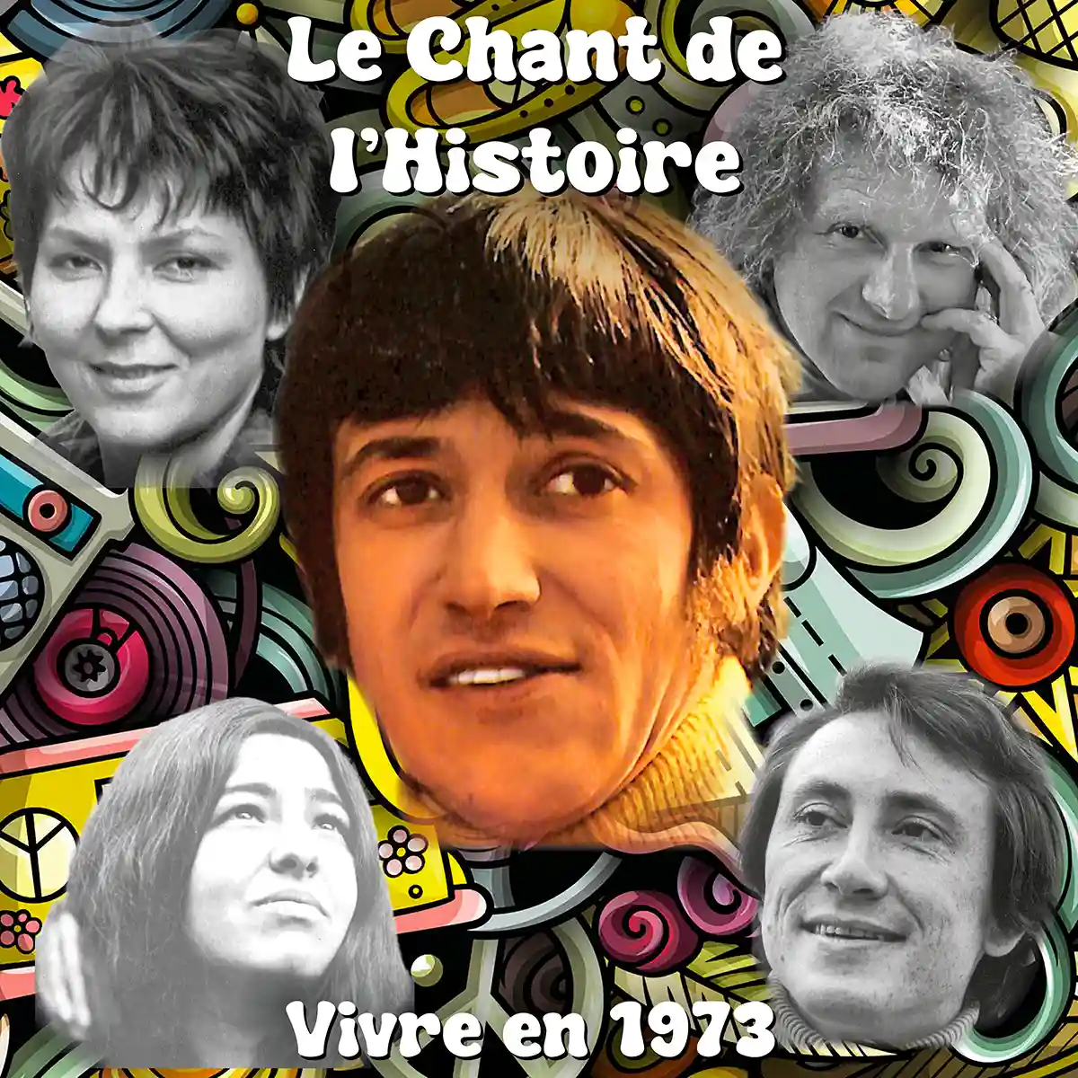 C.d.C#47 Vivre en 1973 - Jacques Debronckart - Henri Tachan - Julos Beaucarne - Guy Bontempelli