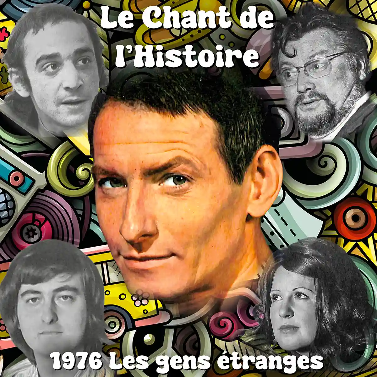 C.d.C.#58 1976 Les gens étranges : Pierre Louki - Yvan Dautin - Gilles Elbaz - Bernard Dimey
