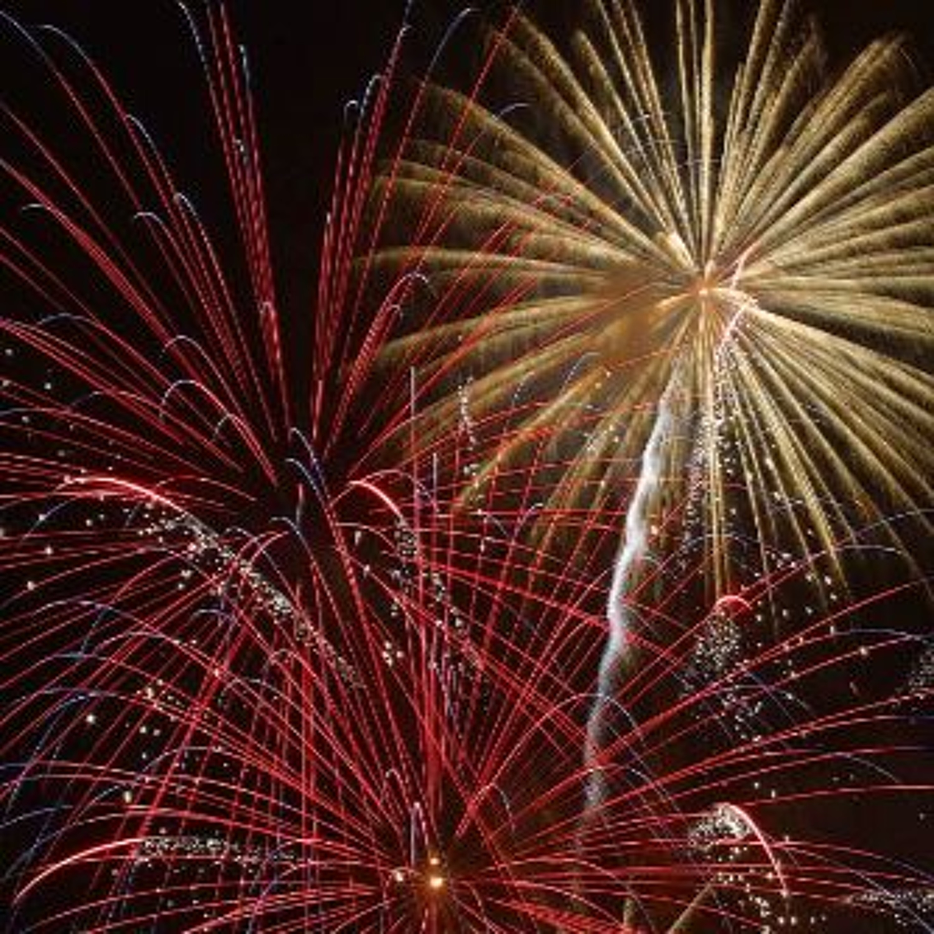Firework shows in Eureka and Benbow
