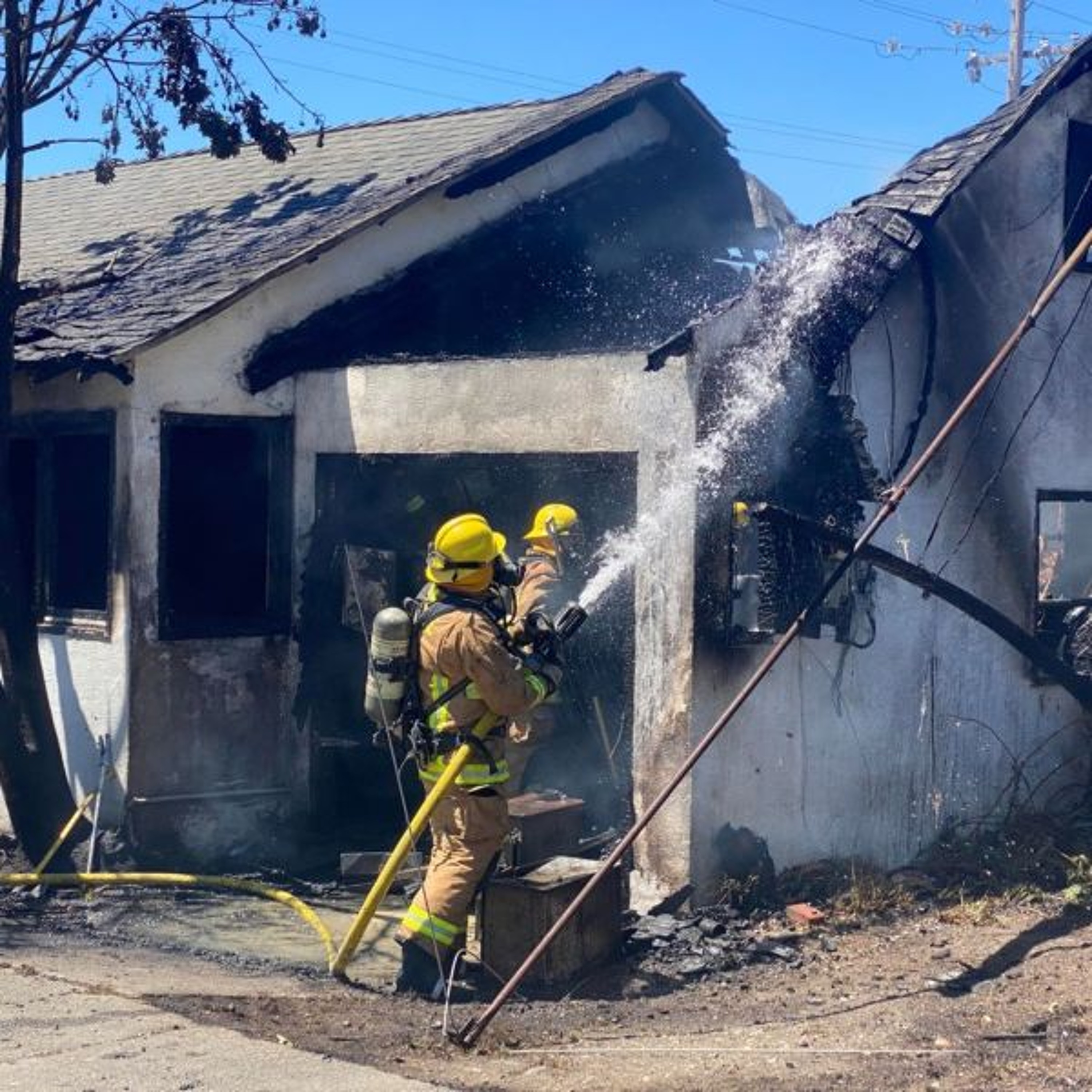 Locust Street Residence Engulfed in Flames