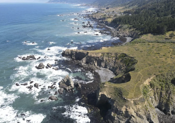 The Mendocino Land Trust announces a 157-acre coastal blufftop land acquisition for Bell Point