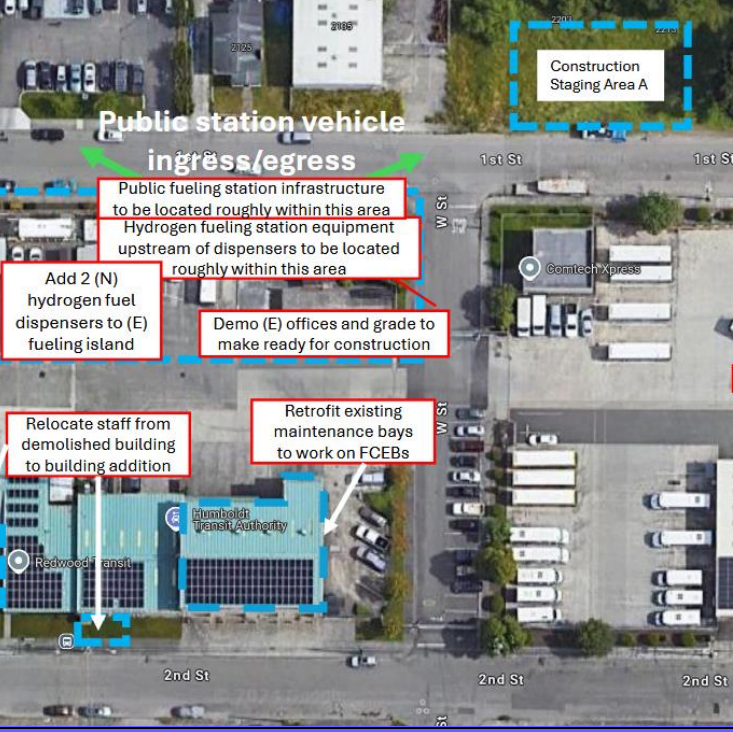 Eureka Approves Permit for Hydrogen Bus Fueling Project