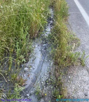 Bentonite DUMPED on Briceland Property