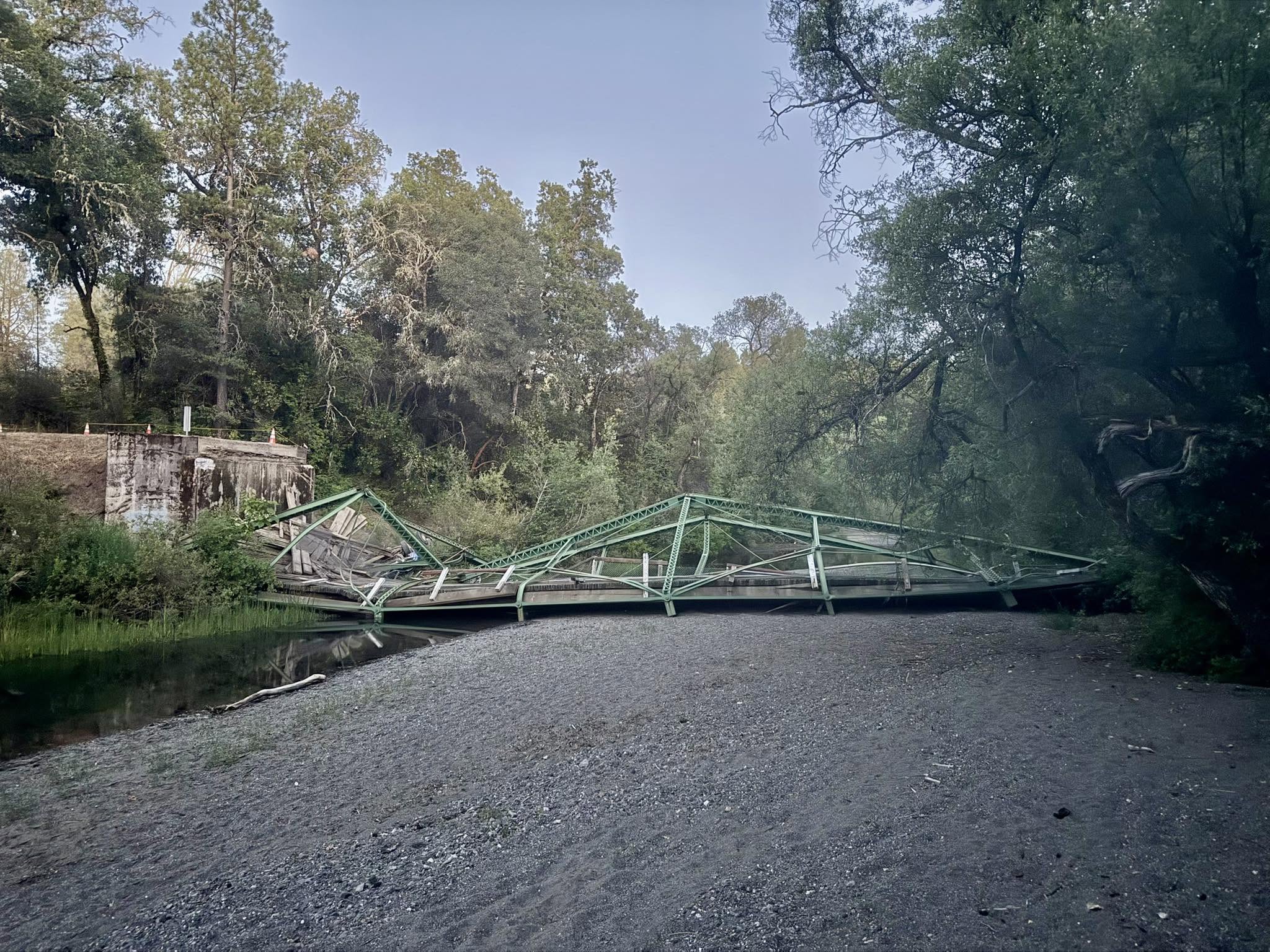 Green Bridge Collapse In Mendocino