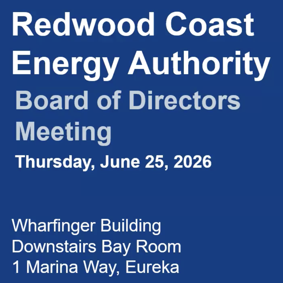 Redwood Coast Energy Authority Considers Rate Increases