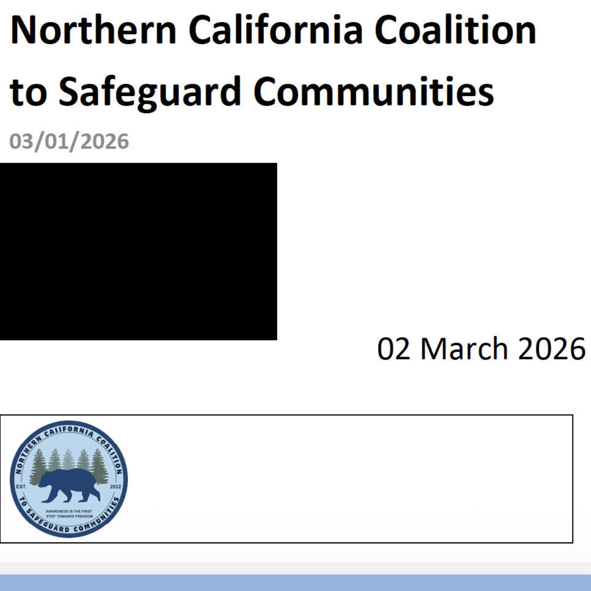 Documents Detail Howard Buffett Foundation Requirements For NCCSC