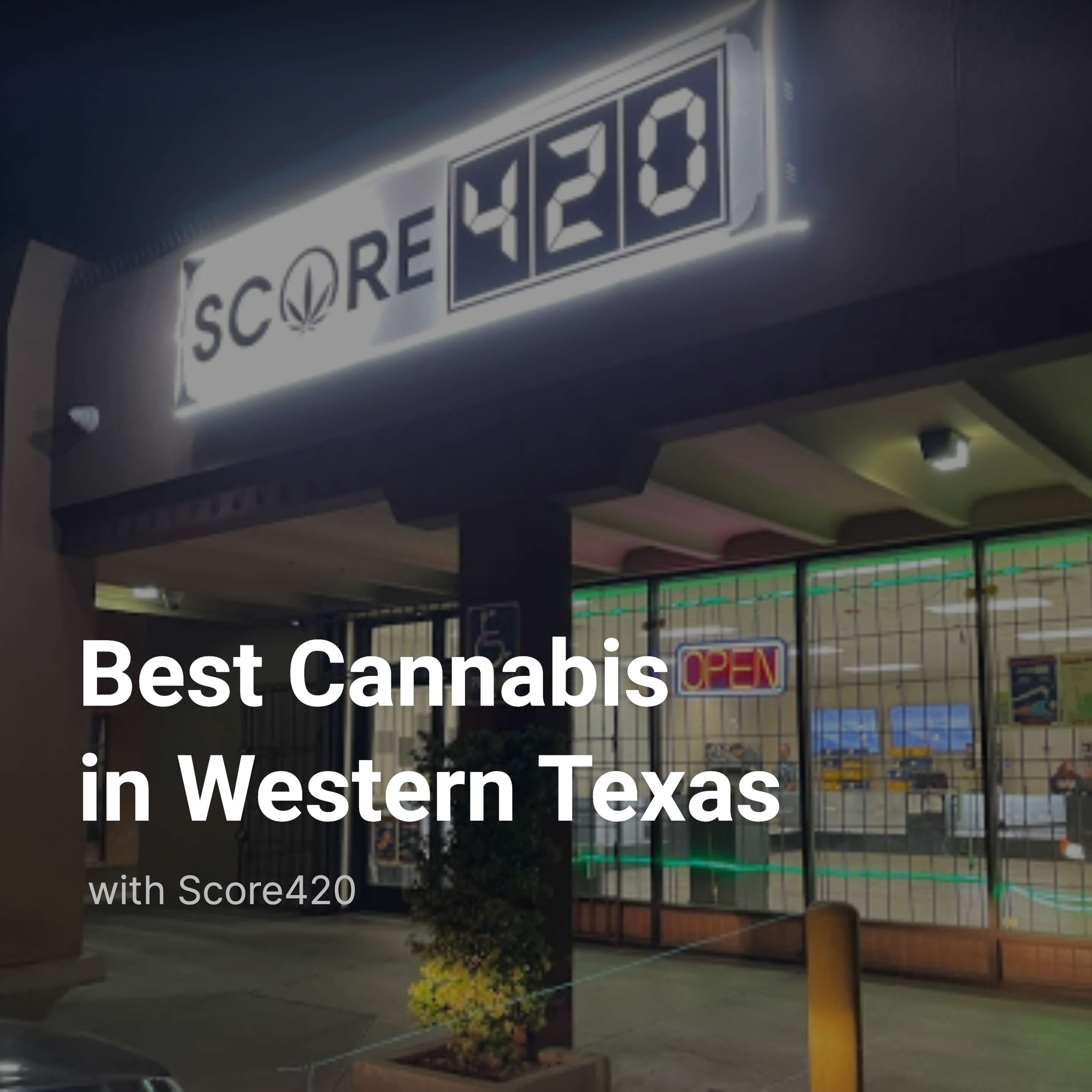 Guide For the best cannabis in Western Texas