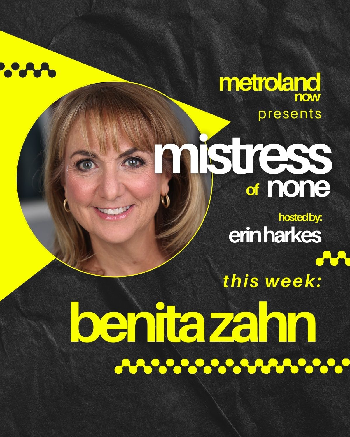 Mistress of None with Erin Harkes #48 - Benita Zahn
