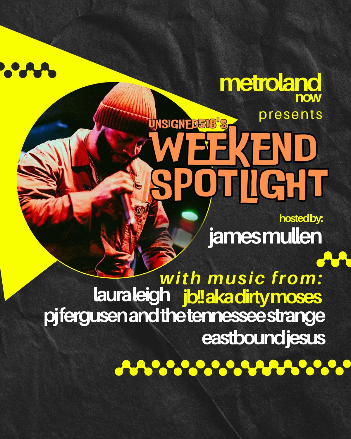 Unsigned518's Weekend Spotlight with James Mullen - 9/10/26