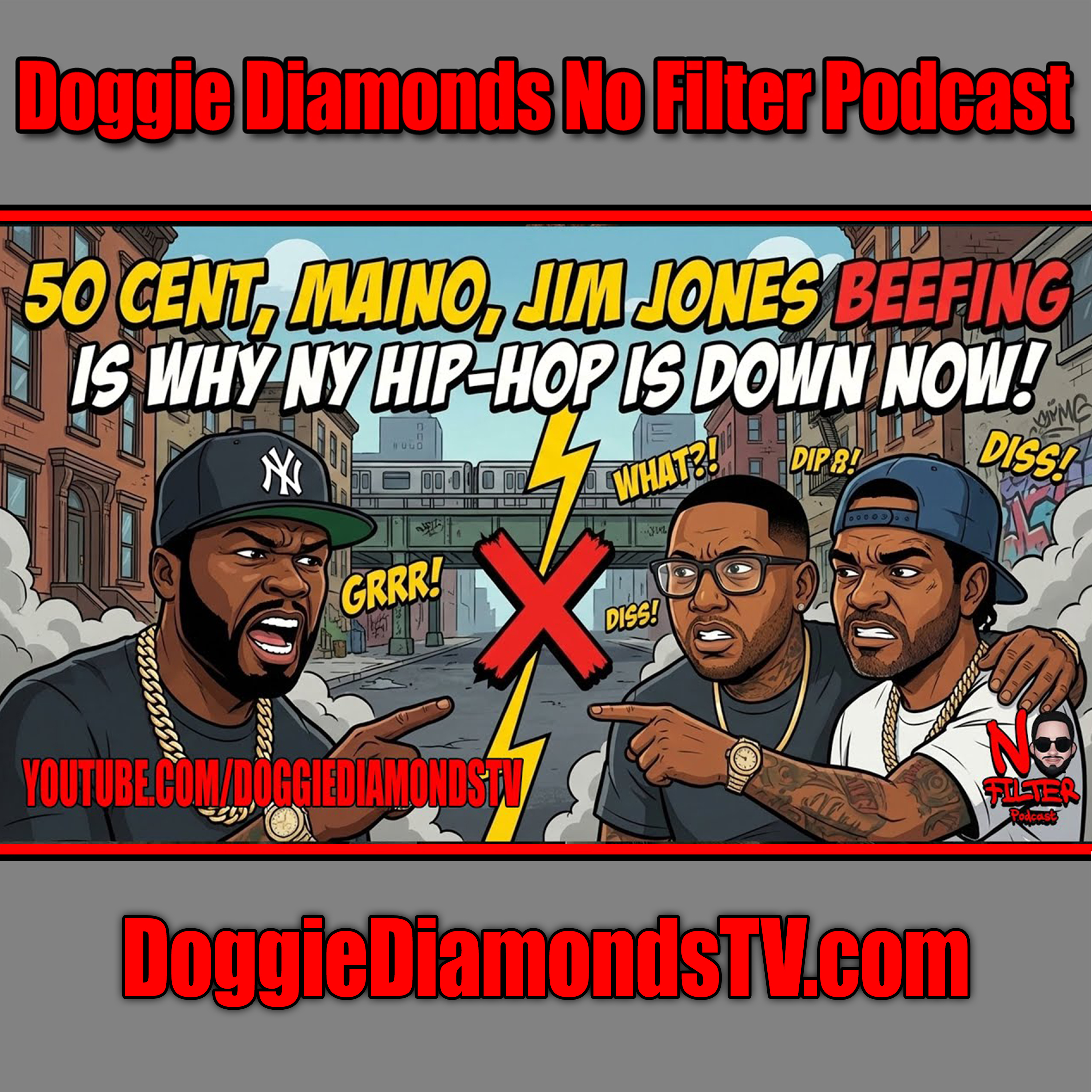 50 Cent, Jim Jones & Maino Beefing Is Why  NY Hip-Hop Is DEAD NOW!