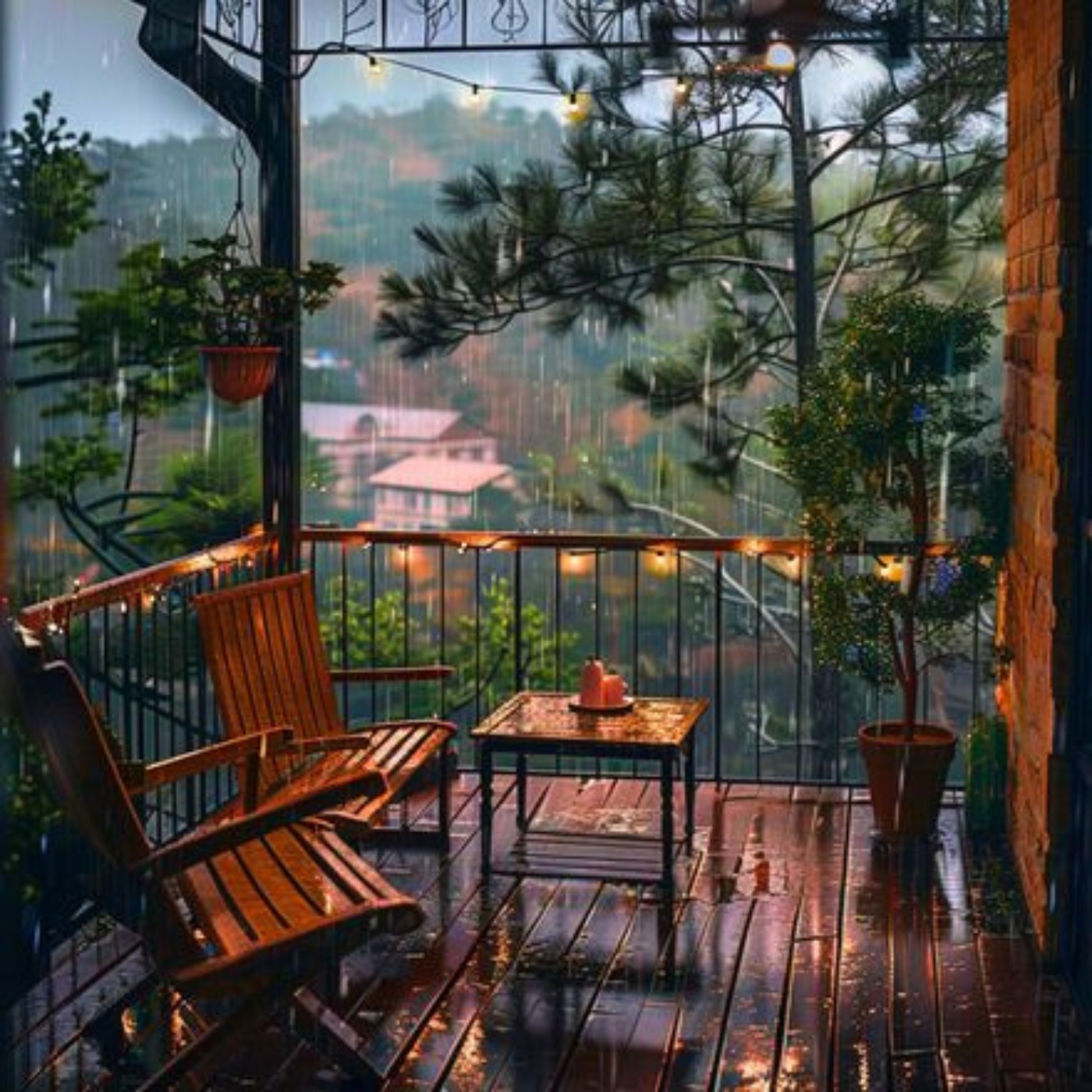 Los Angeles Rain: Urban Serenity