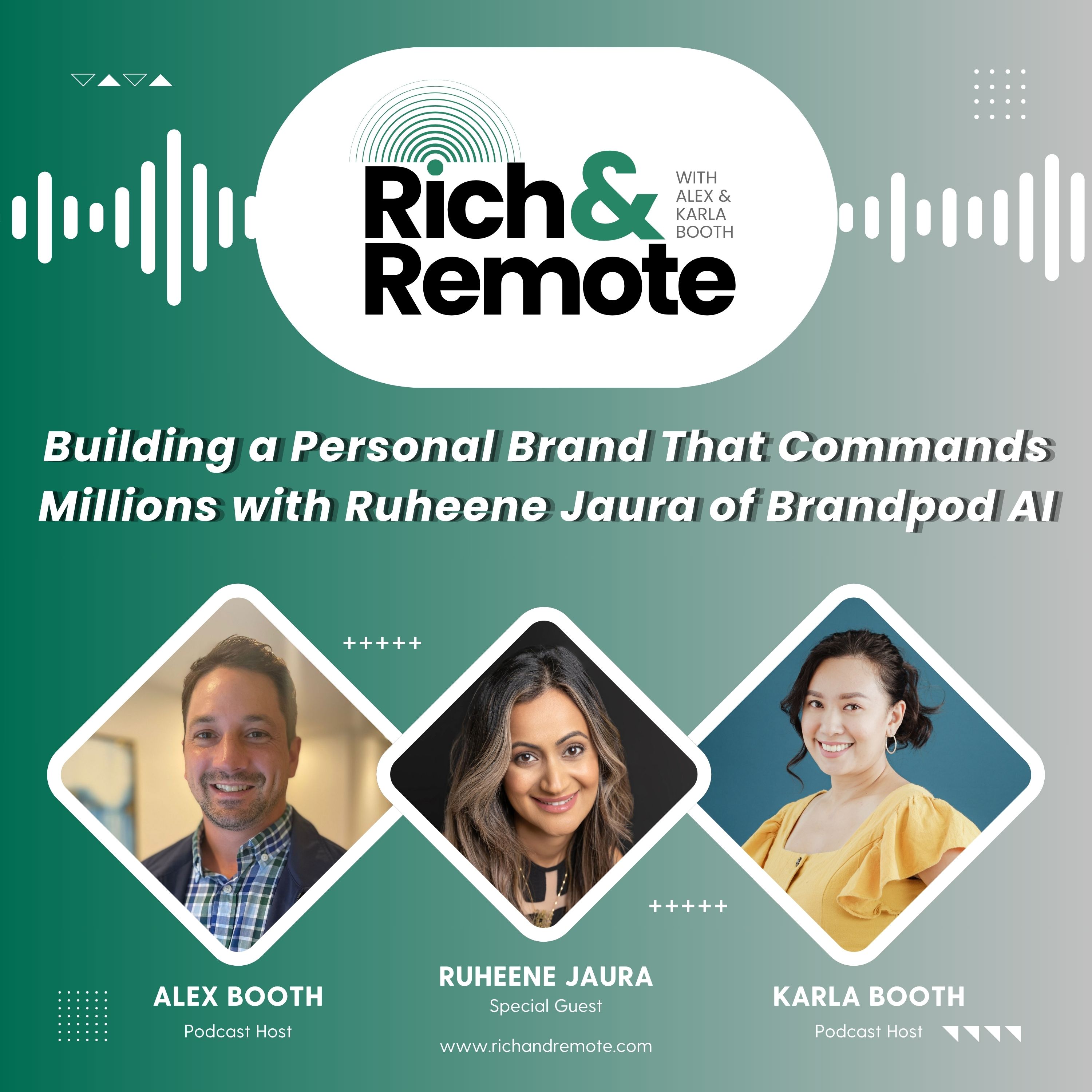 Building a Personal Brand that Commands Millions with Ruheene Jaura of Brandpod AI
