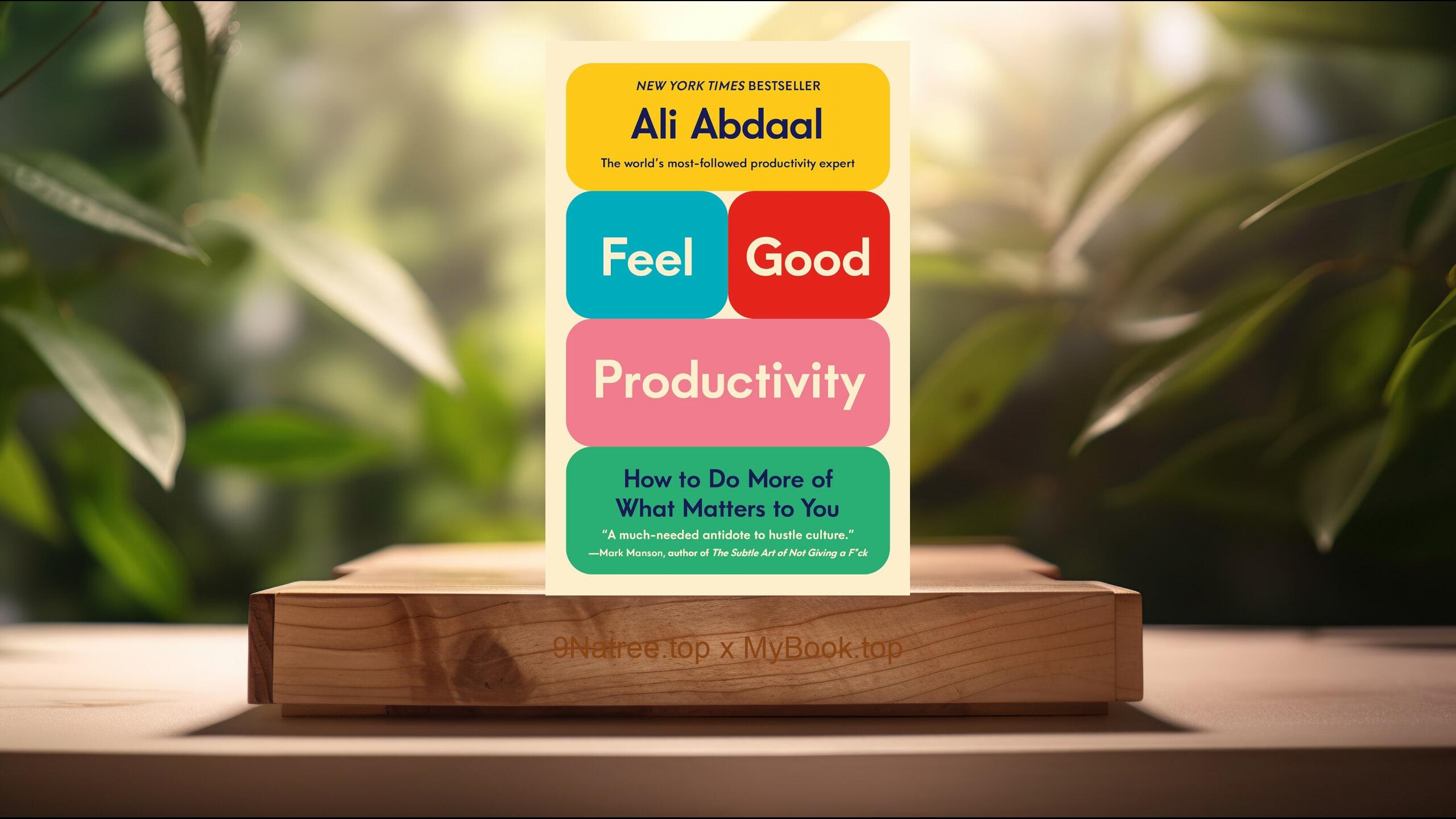 [Review] Feel-Good Productivity: How to Do More of What Matters to You (Ali Abdaal) Summarized