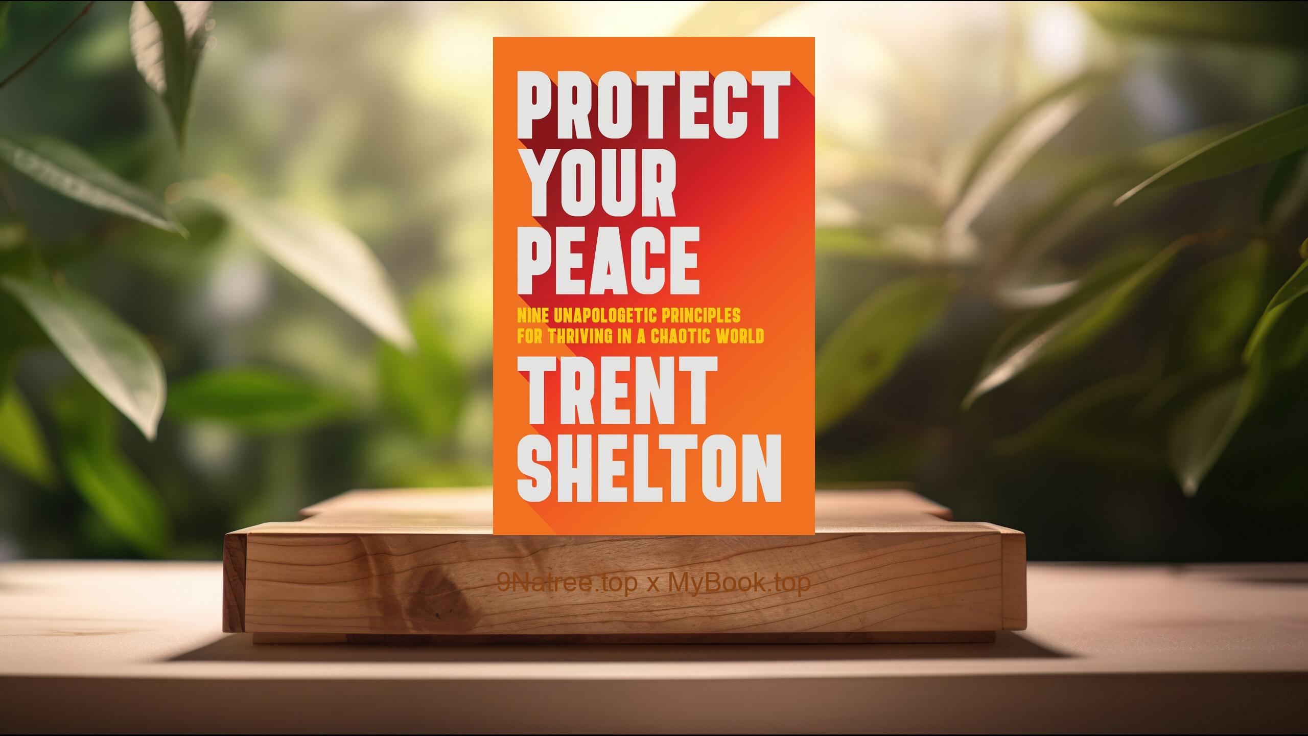 [Review] Protect Your Peace (Trent Shelton) Summarized