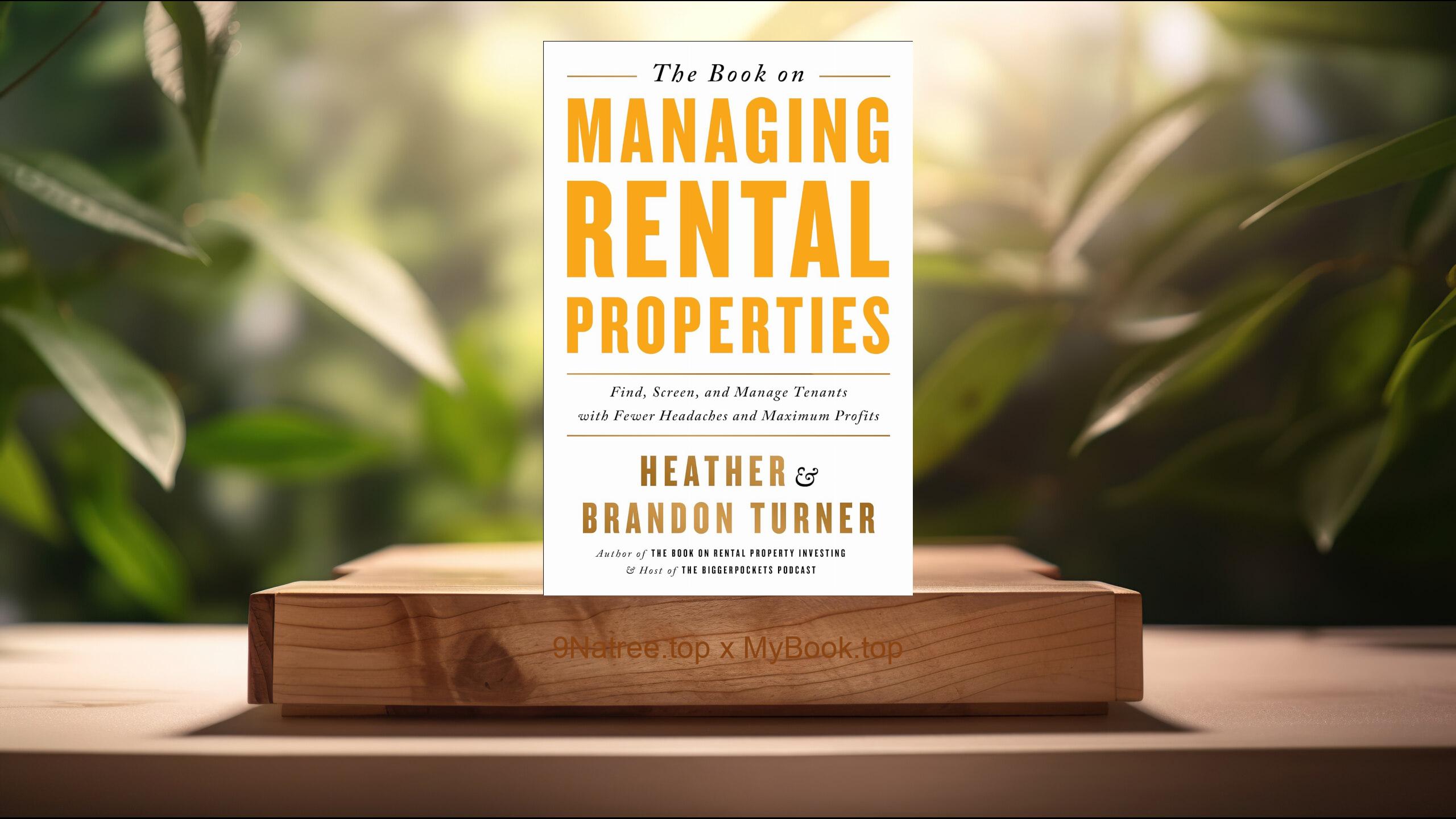 [Review] The Book on Managing Rental Properties (Brandon Turner) Summarized