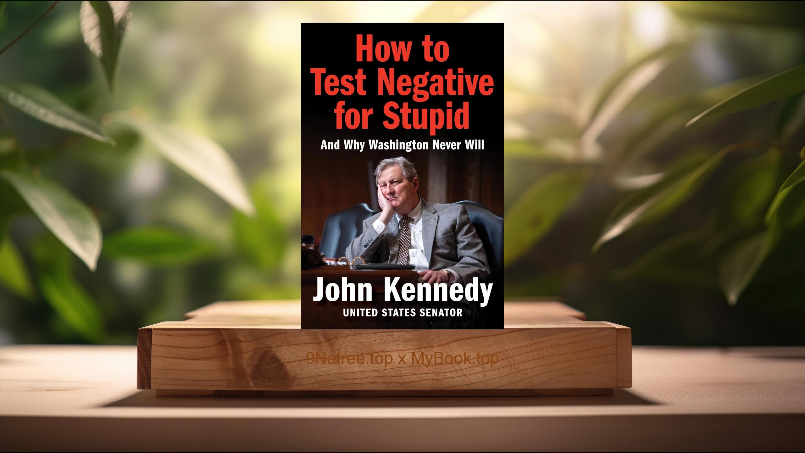 [Review] How to Test Negative for Stupid: And Why Washington Never Will (John Kennedy) Summarized