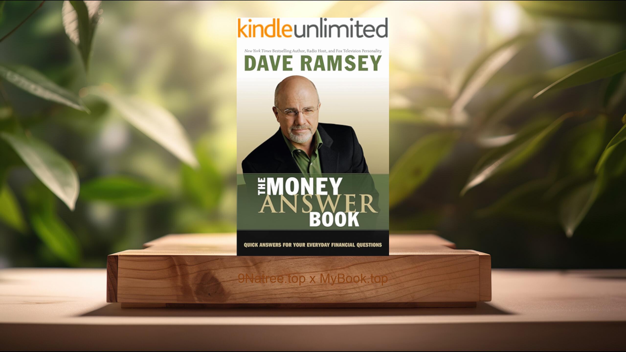 [Review] The Money Answer Book (Dave Ramsey) Summarized