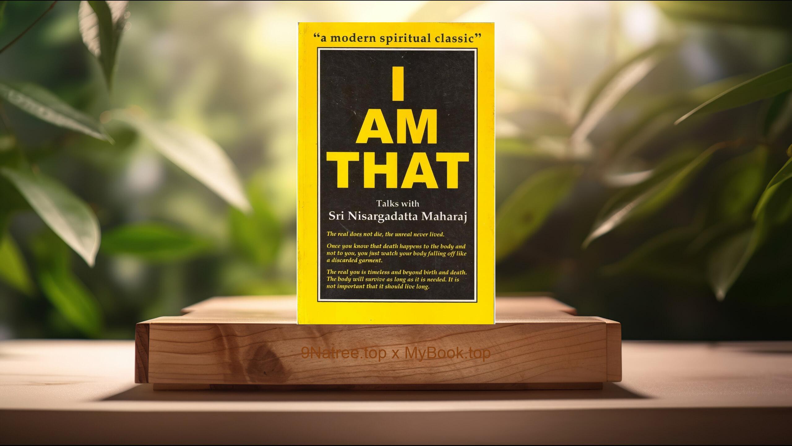 [Review] I am That: Talks with Sri Nisargadatta Maharaj (Nisargadatta Maharaj) Summarized