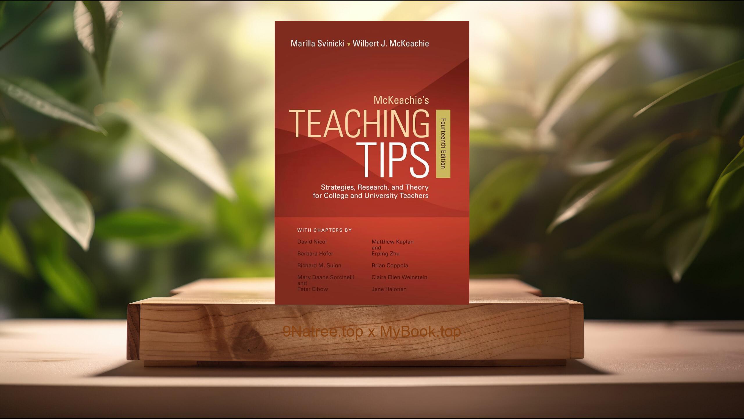 [Review] McKeachie's Teaching Tips (Wilbert McKeachie) Summarized