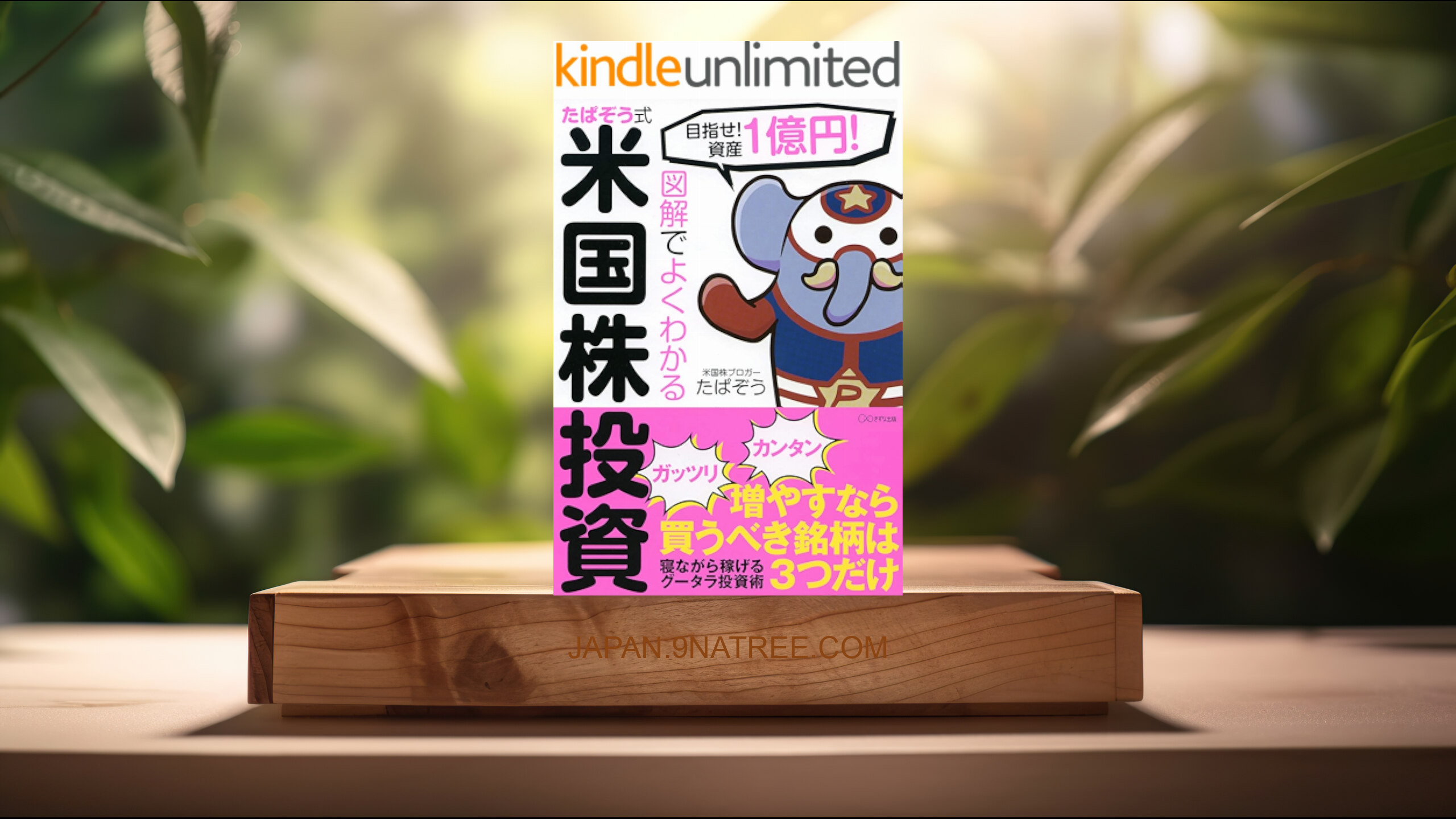 [レビュー] 目指せ！ 資産1億円！ 図解でよくわかる たぱぞう式米国株投資  (たぱぞう) 要約した.