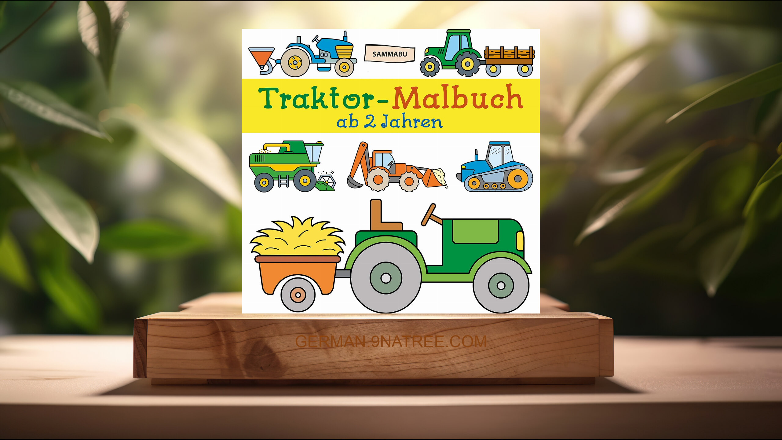 [Rezensiert] Traktor-Malbuch ab 2 Jahren (Sammabu Edition) Zusammengefasst.