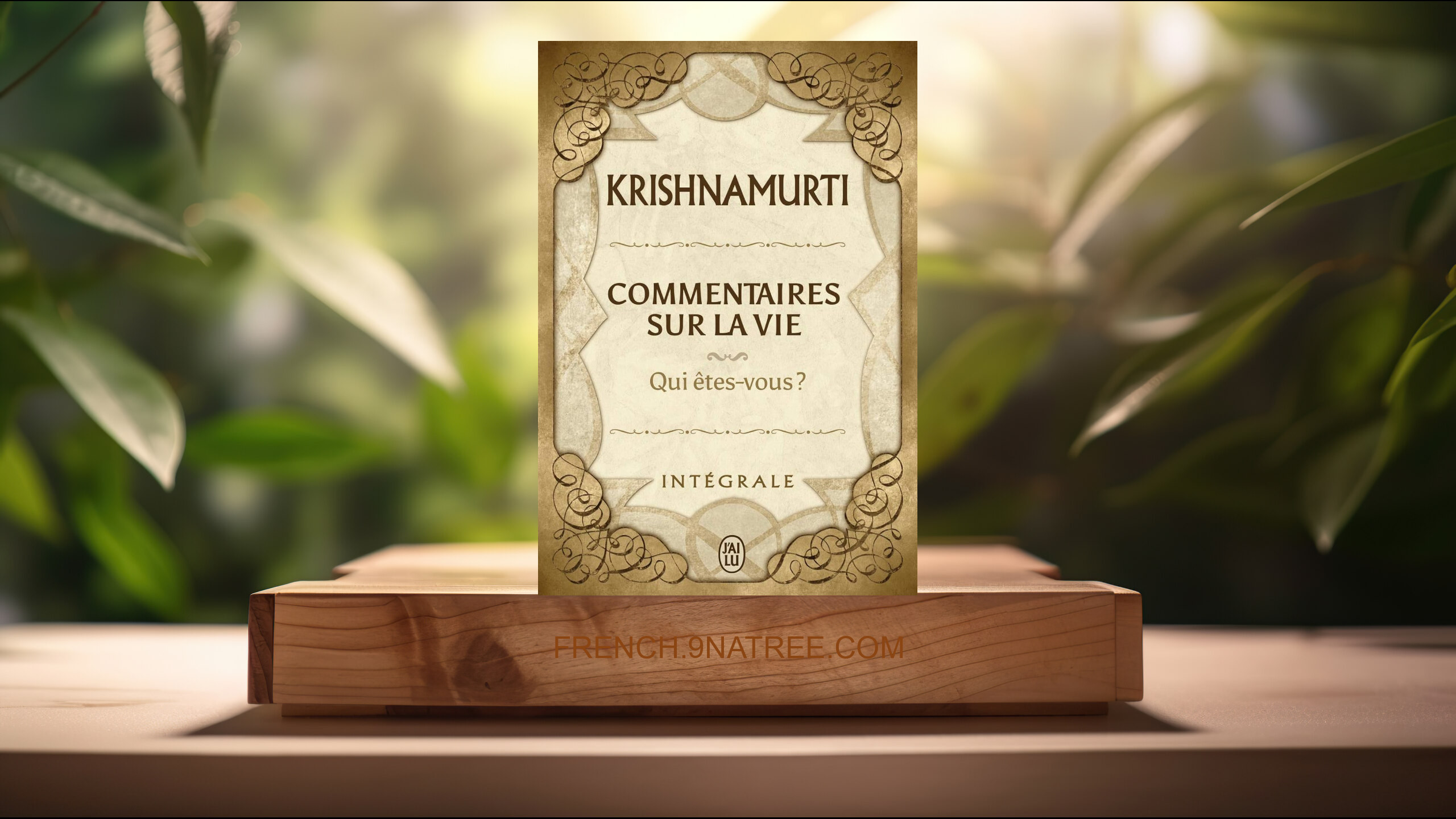 [Critique] Commentaires sur la vie: Qui êtes-vous ? (Jiddu Krishnamurti) Résumé.