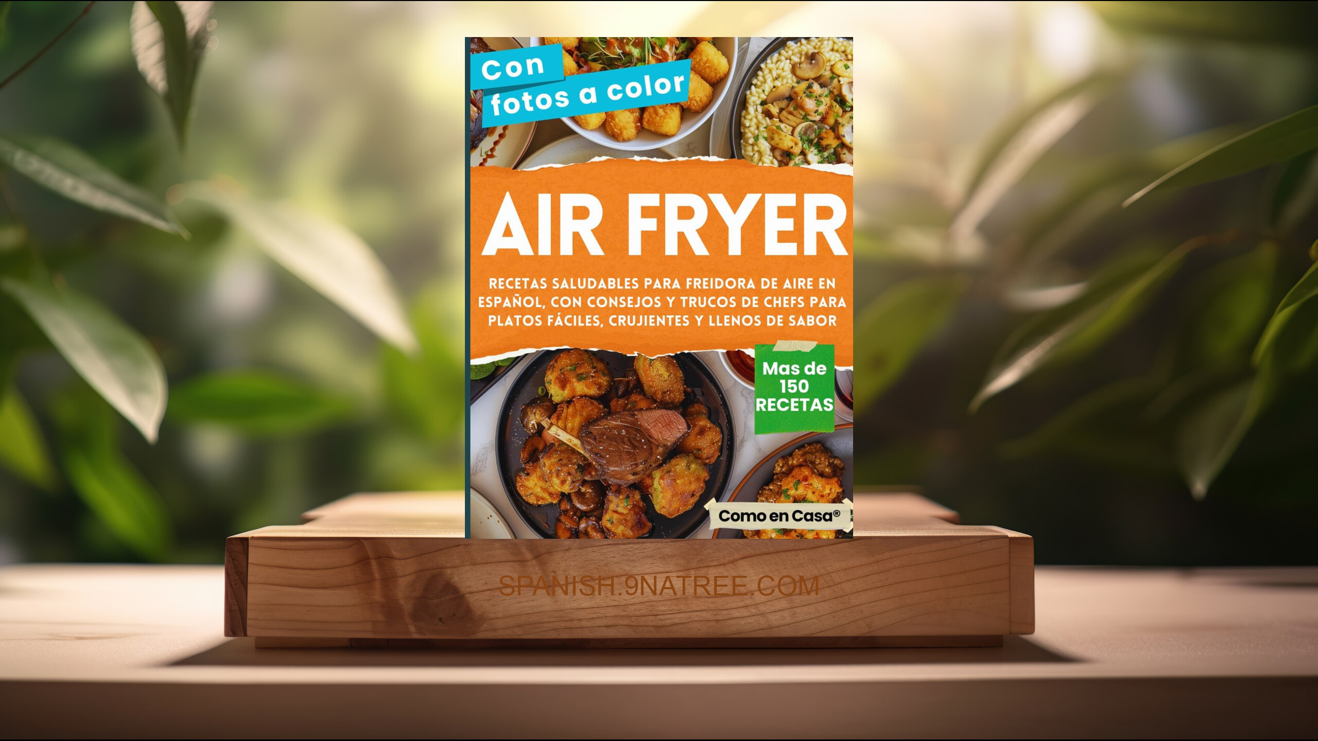 [Reseña] AIR FRYER - Libro de recetas saludables para Freidora de Aire en Español (Como en Casa) Resumida.