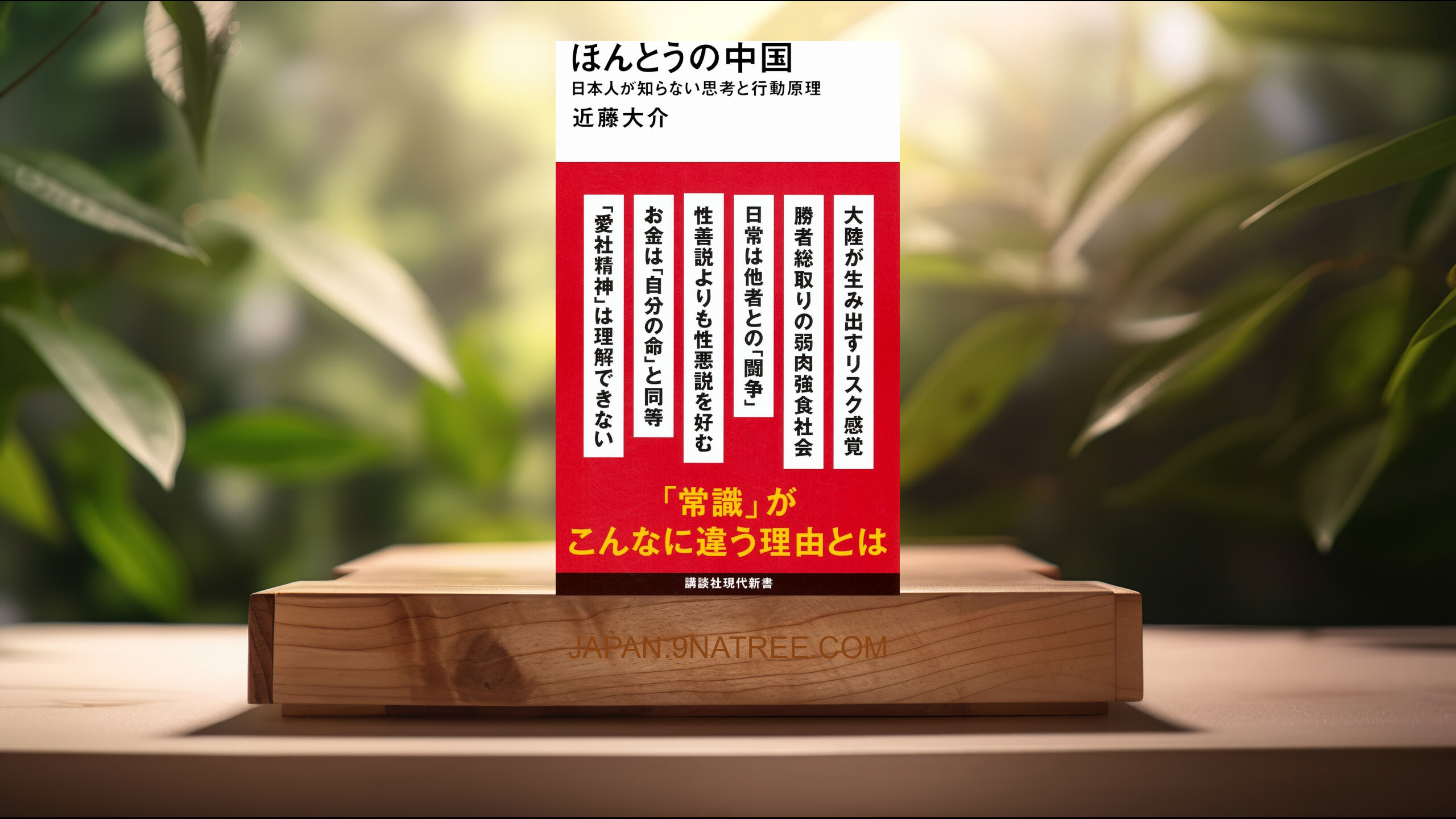 [レビュー] ほんとうの中国 日本人が知らない思考と行動原理  (近藤 大介) 要約した.