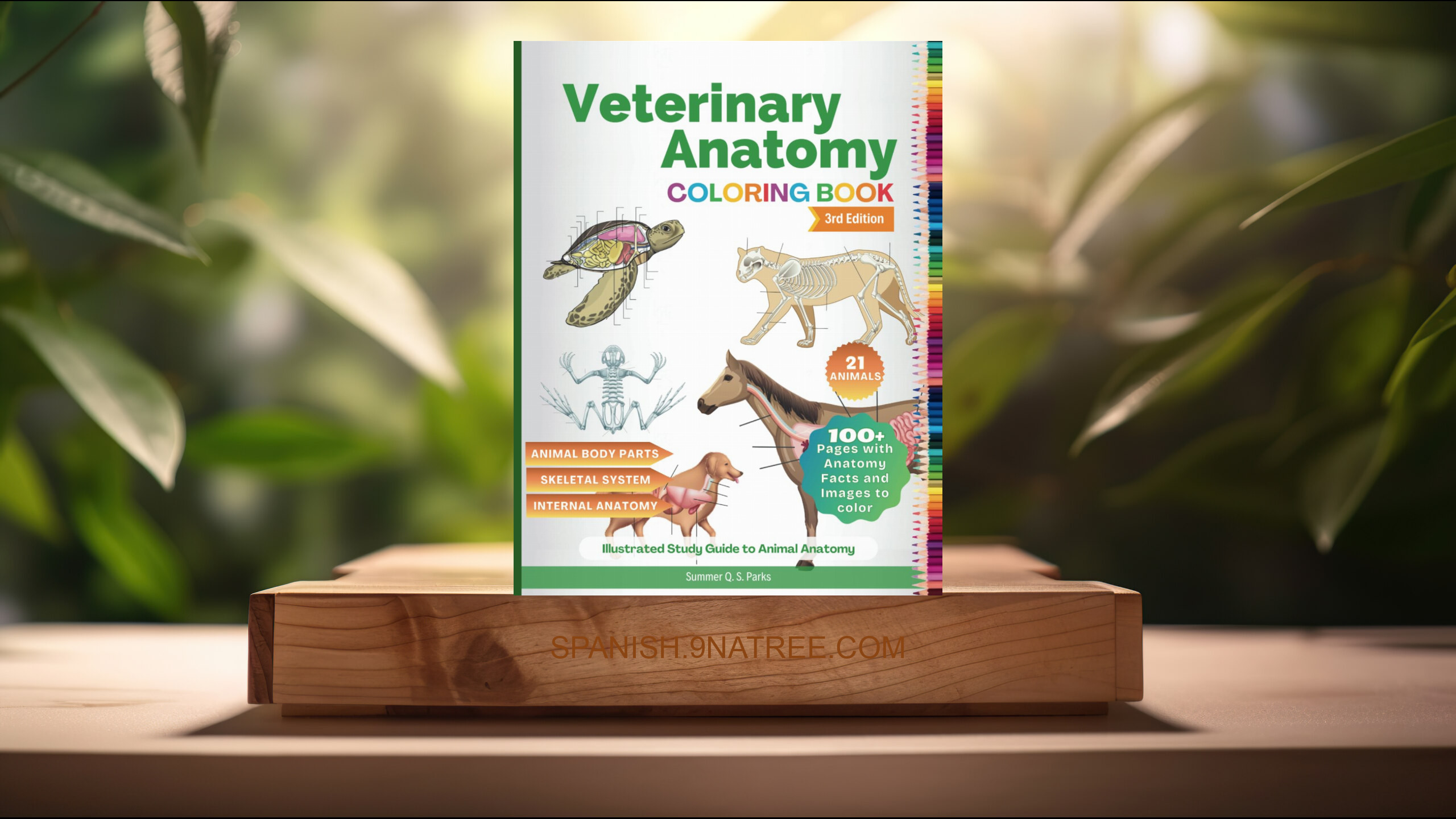 [Reseña] Veterinary Anatomy Coloring Book (Summer  Q. S. Parks) Resumida.