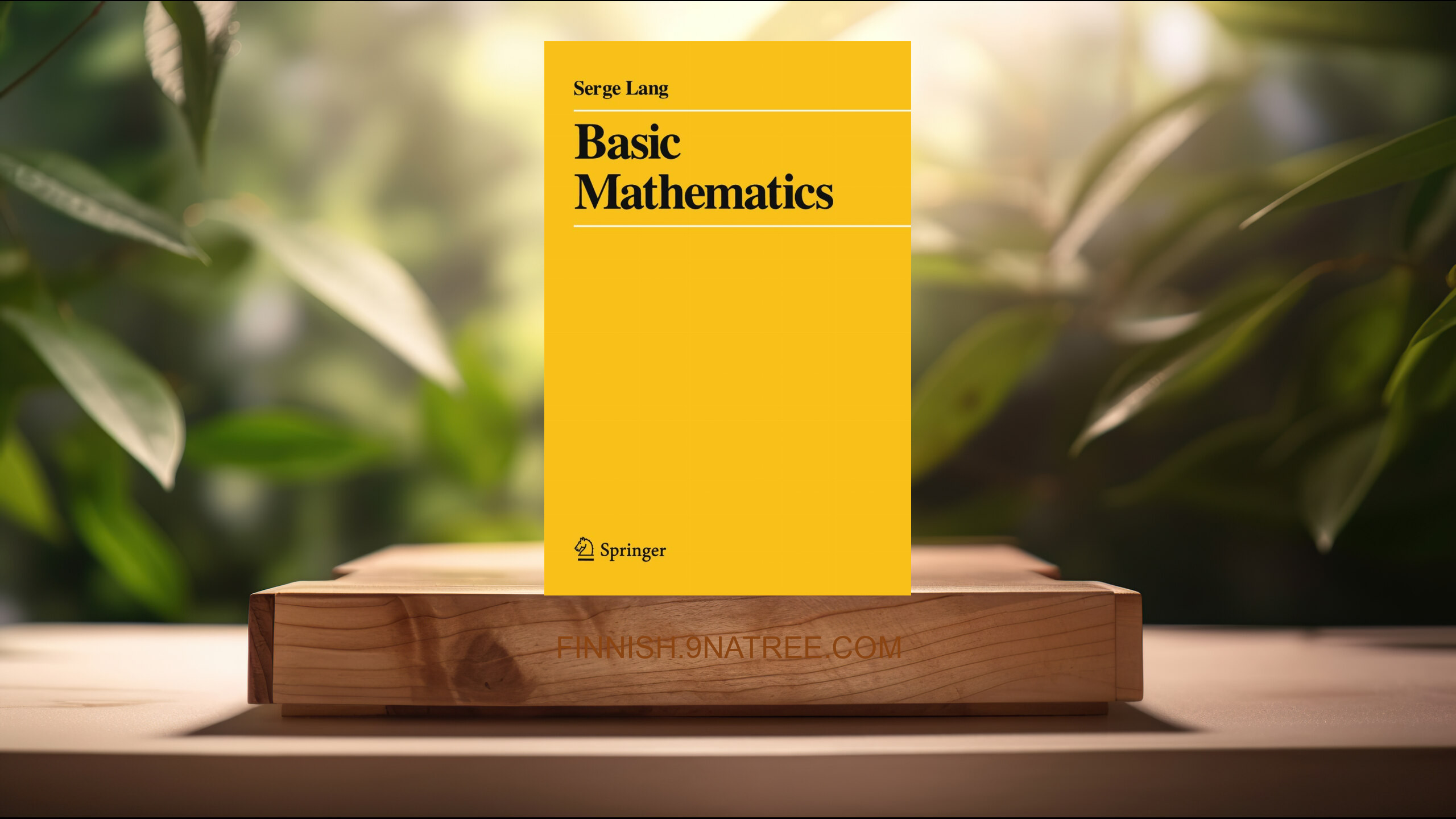 [Arvostelu] Basic Mathematics (Serge Lang) Tiivistetty.