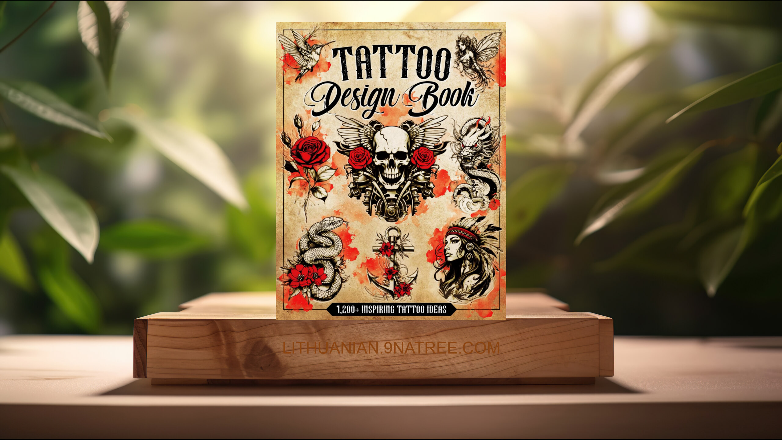 [Apžvalga] Tattoo Design Book | 1,200+ Inspiring Tattoo Ideas (Kai Inkwell) Apibendrinta.