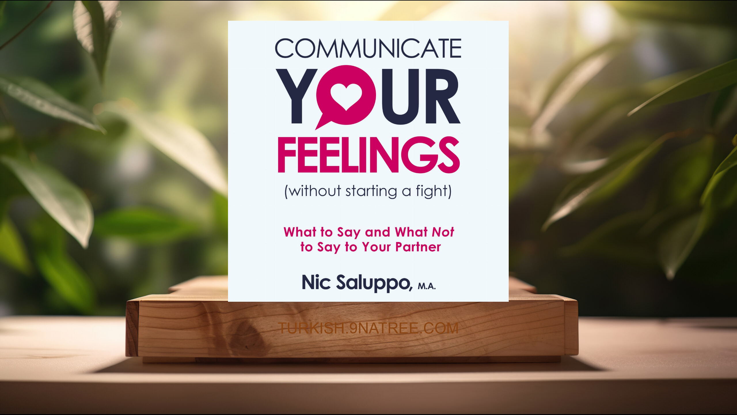 [İncelemesi] Communicate Your Feelings  (Nic Saluppo) Özeti.