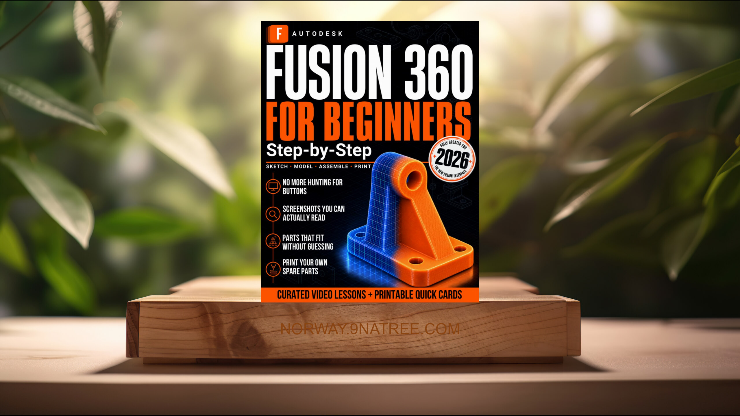 [Anmeldelse] Autodesk Fusion 360 for Beginners, Step-by-Step (Hugo Trent) Oppsummert. episode artwork
