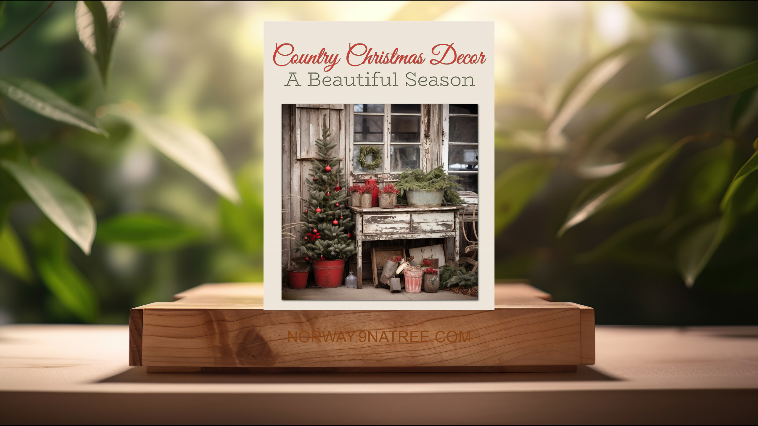 [Anmeldelse] Country Christmas Decor: A Beautiful Season (Red Barn Kitchen Designs) Oppsummert. episode artwork